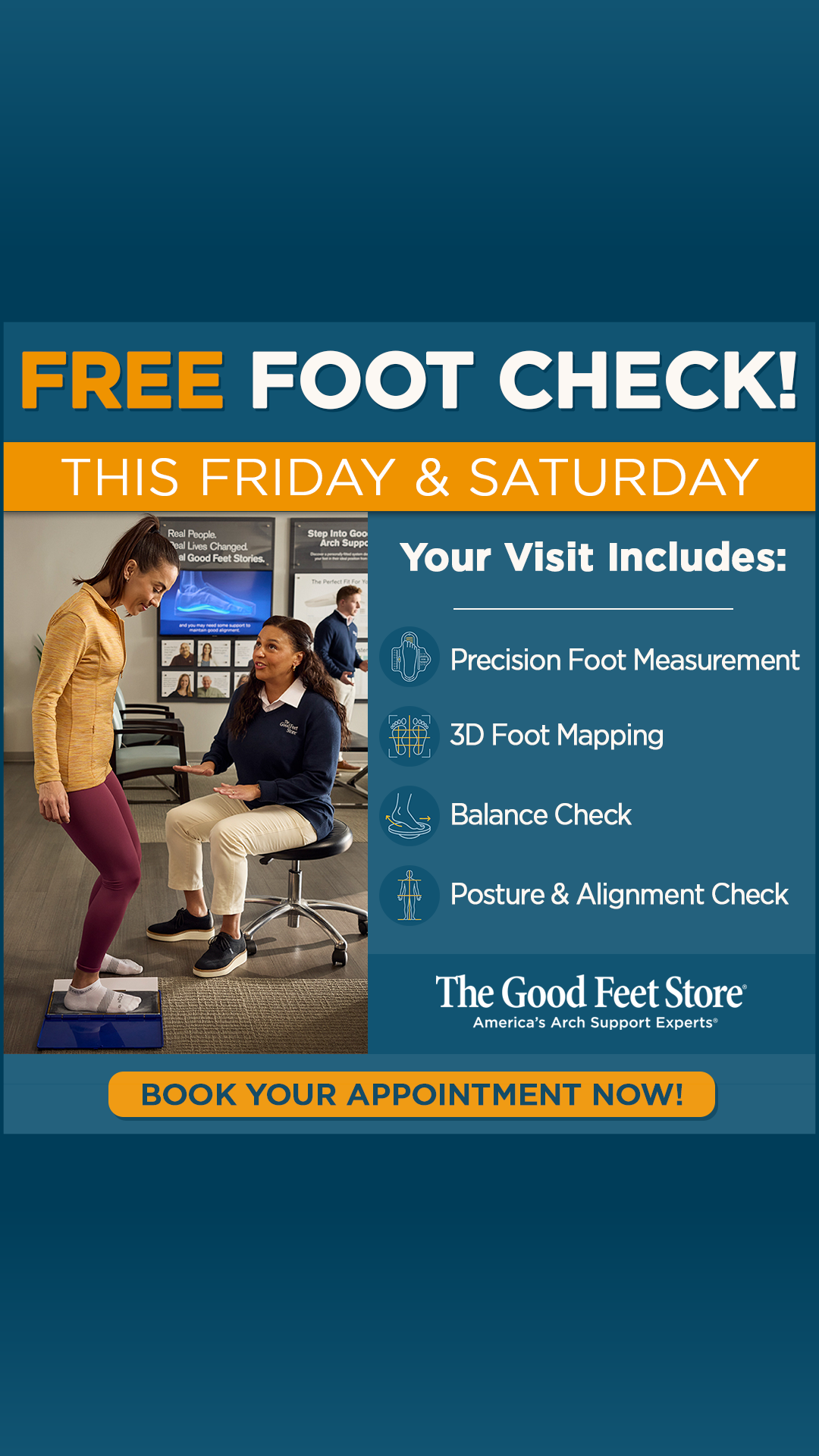 The Good Feet Store Facebook ad from Jun 14, 2026