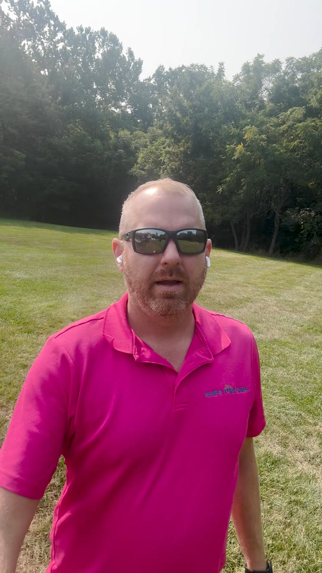 Sam's Turf Care Facebook ad: Fix Brown Spots This Fall