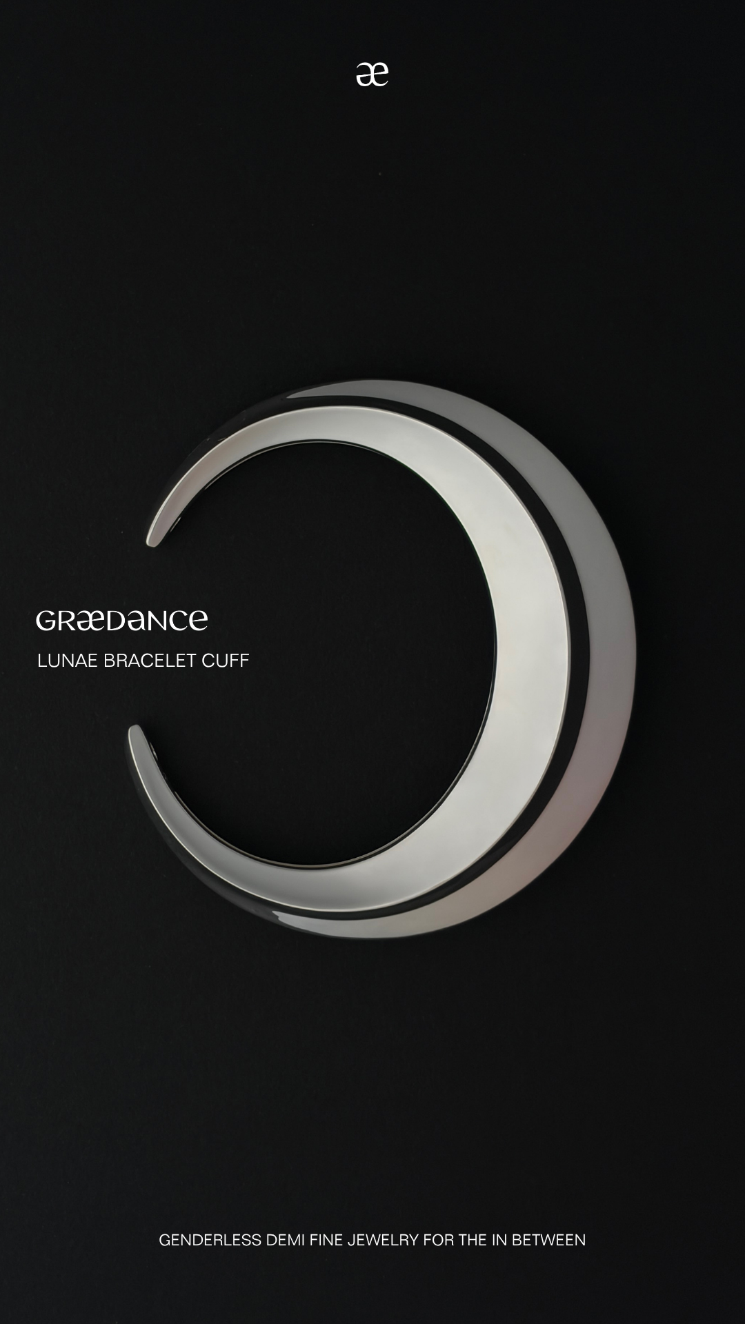 Graedance Facebook ad: The moon, brought down to the wrist.