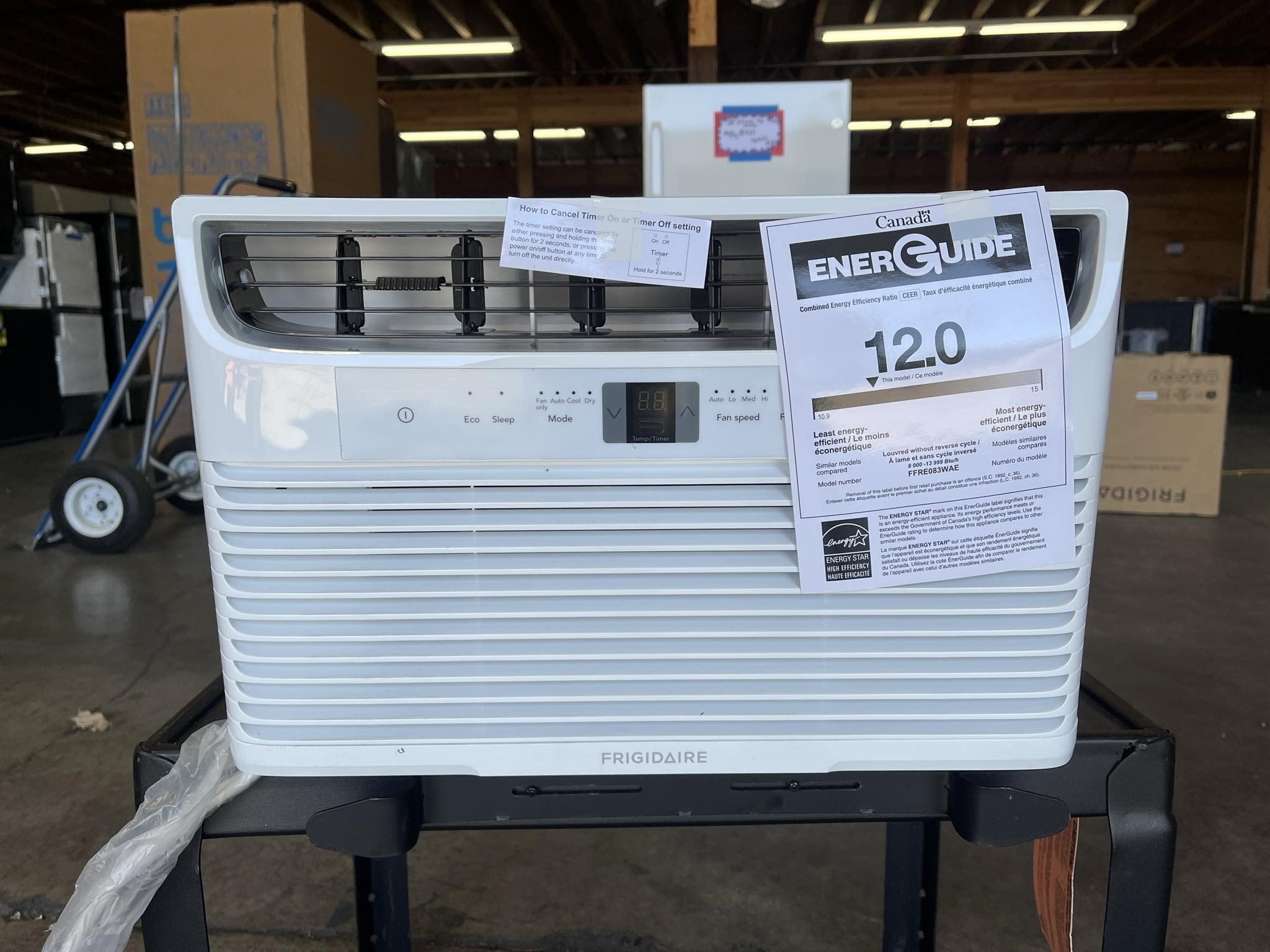 Appliance Bargain Center Facebook ad: Beat the Heat AC Sale
