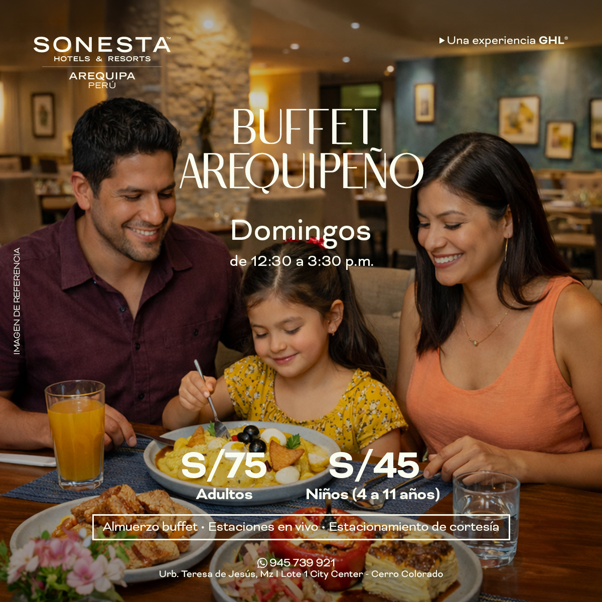 Sonesta Hotel Arequipa Facebook ad