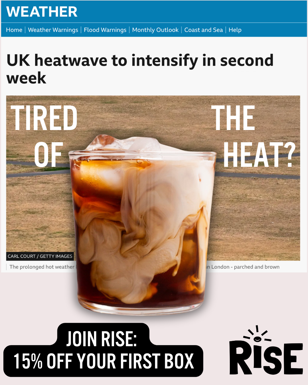 Rise Coffee Box Facebook ad