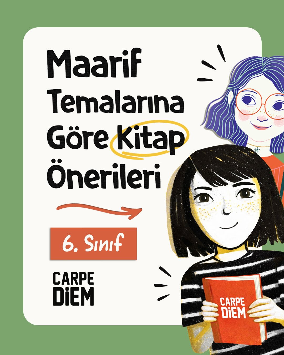Carpe Diem Kitap Facebook ad: 6. Sınıf Maarif Modeli ile Uyumlu Kitap Önerilerimiz