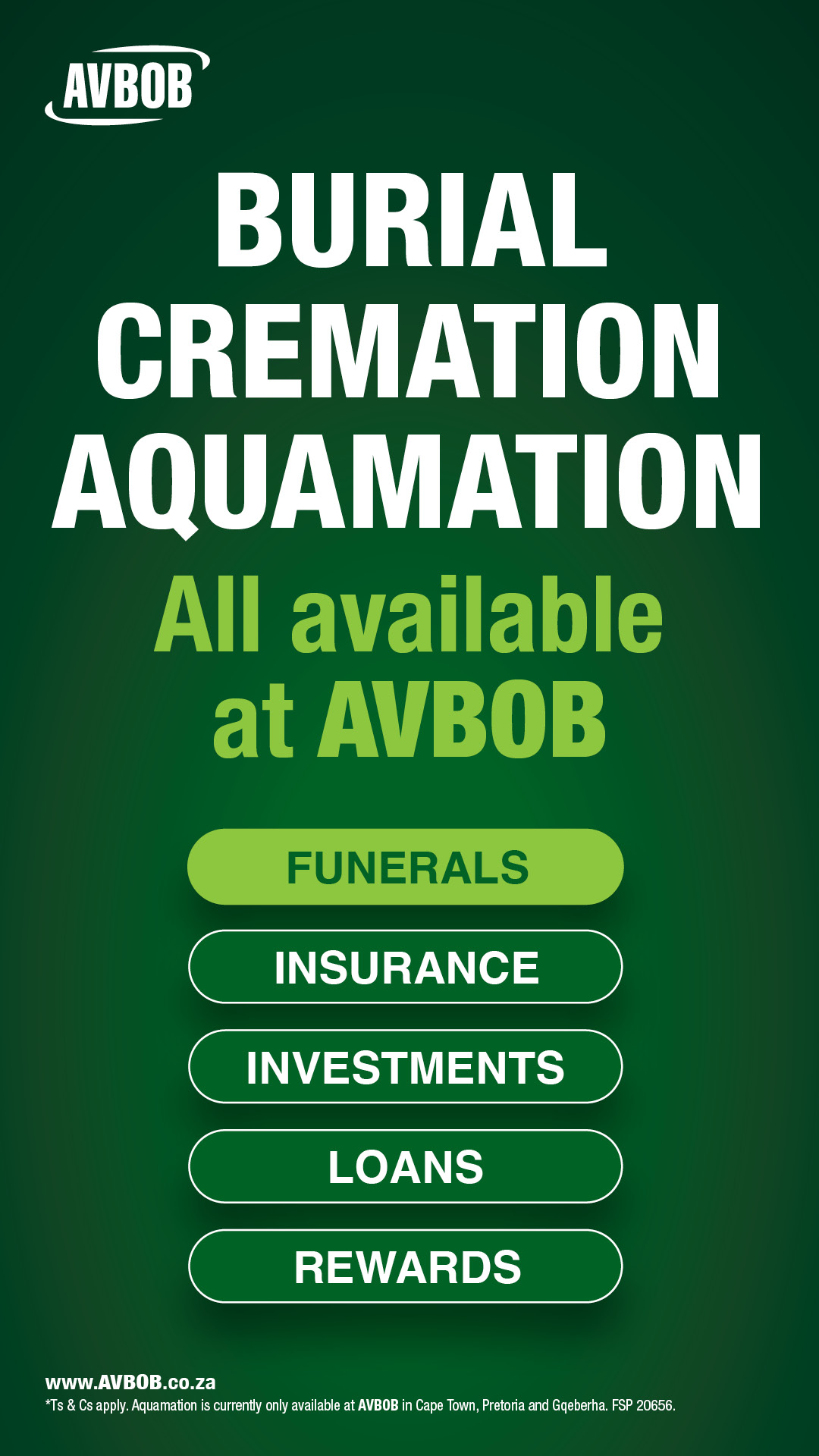 AVBOB South Africa Facebook ad