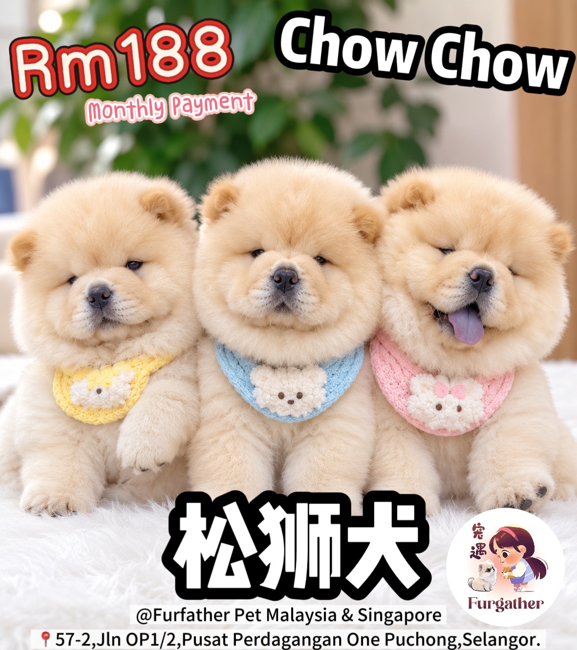 FurGather Destiny Pet House 宠遇店铺 - Grooming, DayCare, Hotel & Accessories Facebook ad: 你给它一个家,它还你一个世界。
