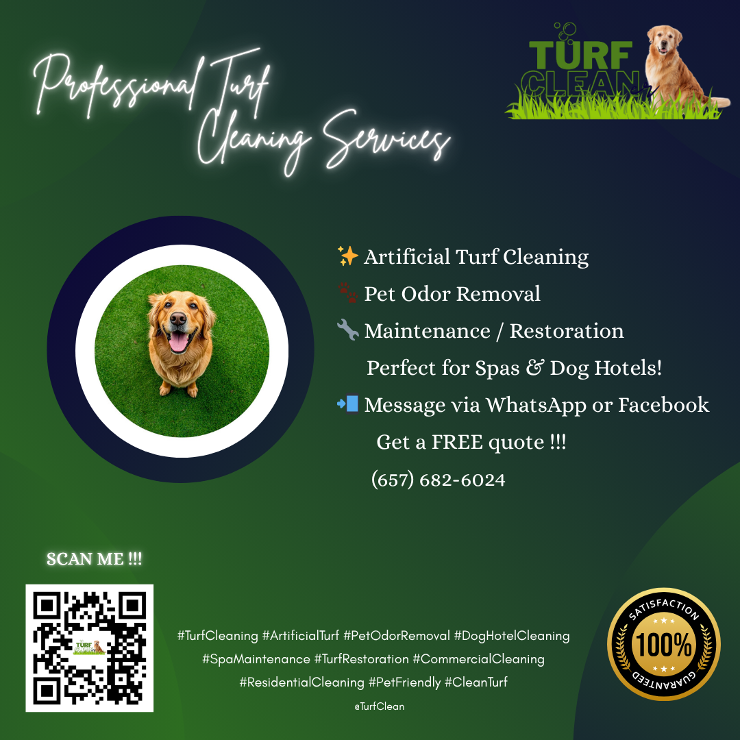 Turf Cleaner Facebook ad: Professional Turf Cleaning