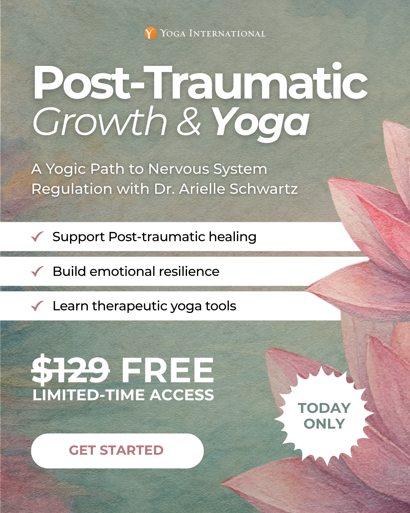 Yoga International Facebook ad