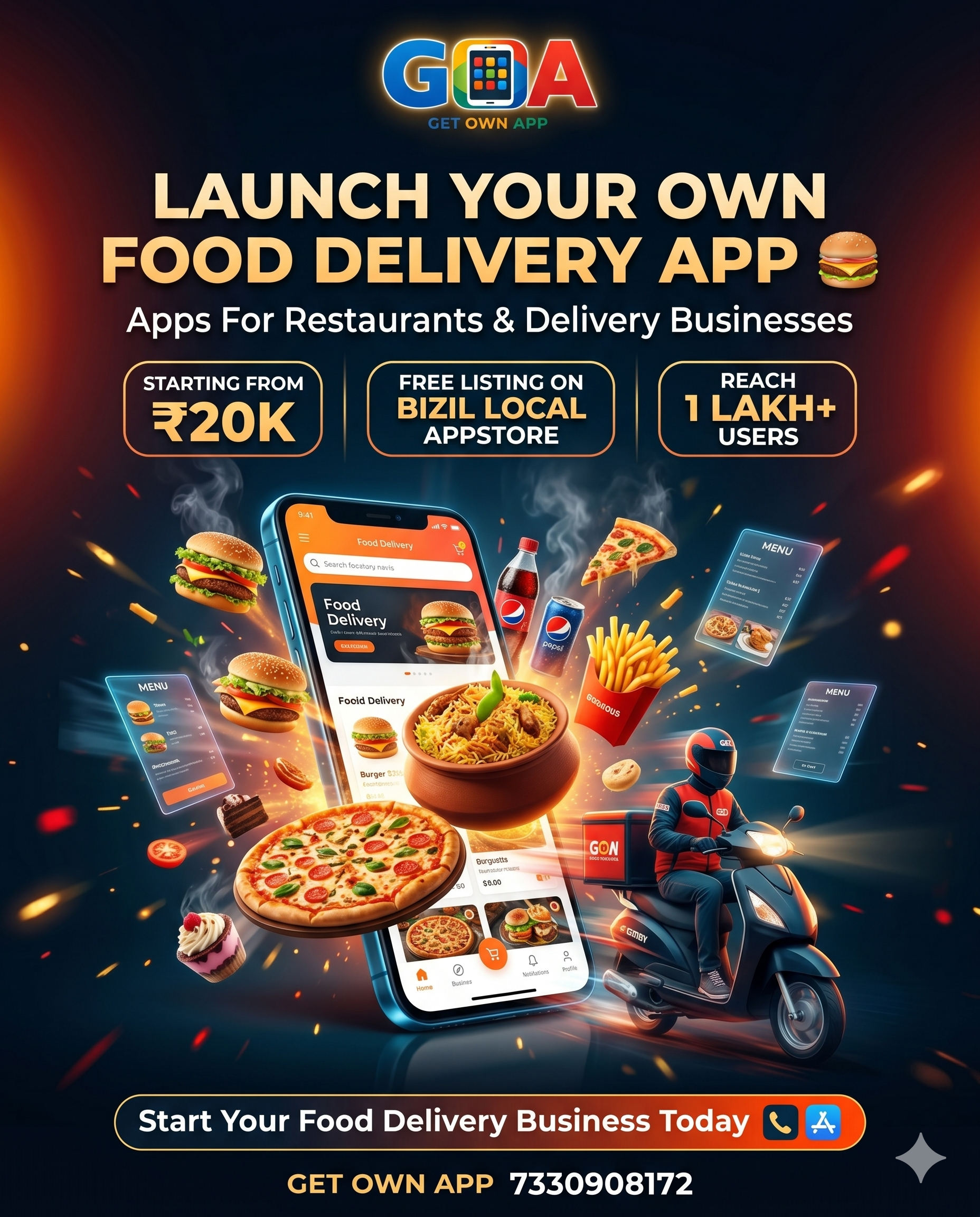 Local Appstore Facebook ad