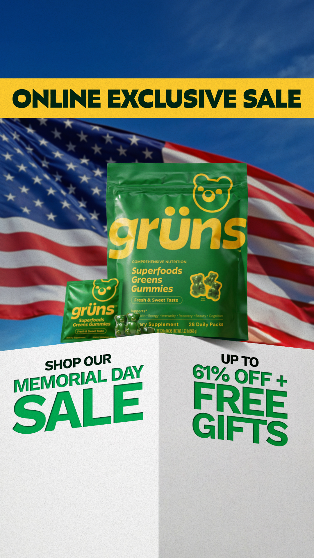 Grüns Facebook ad