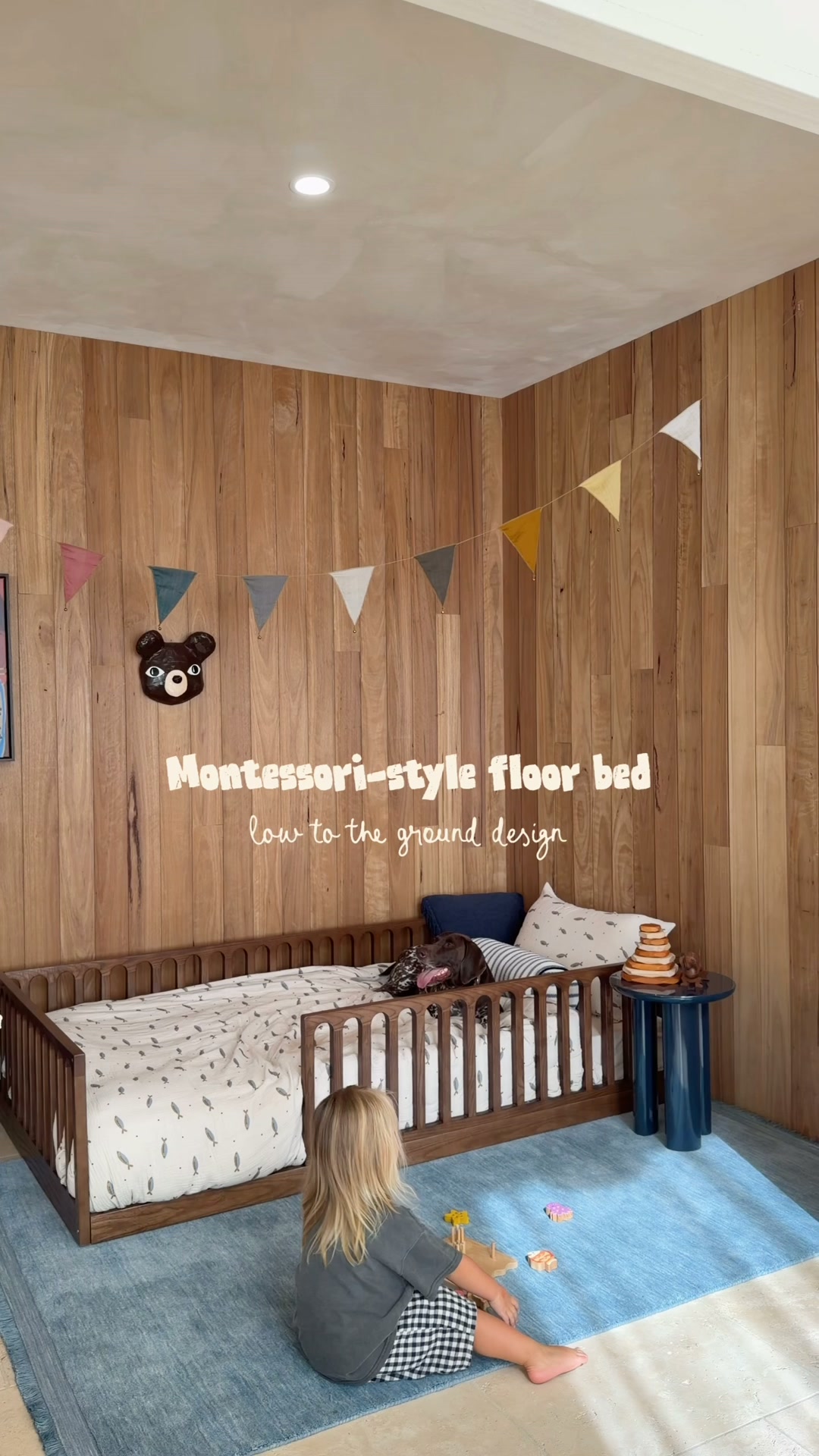 Sacred Bundle Facebook ad: The Montessori-Inspired Floor Bed
