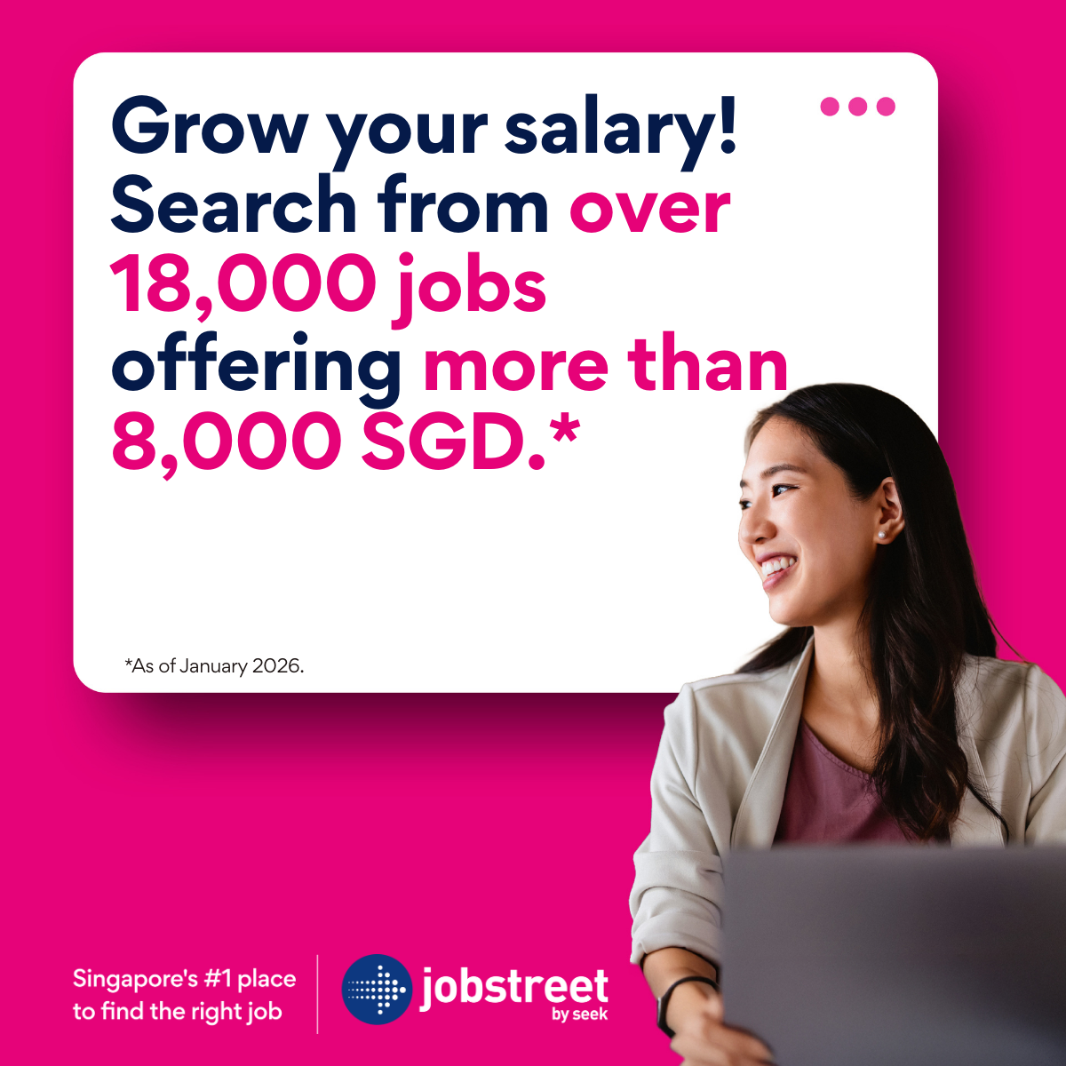 Jobstreet Singapore Facebook ad
