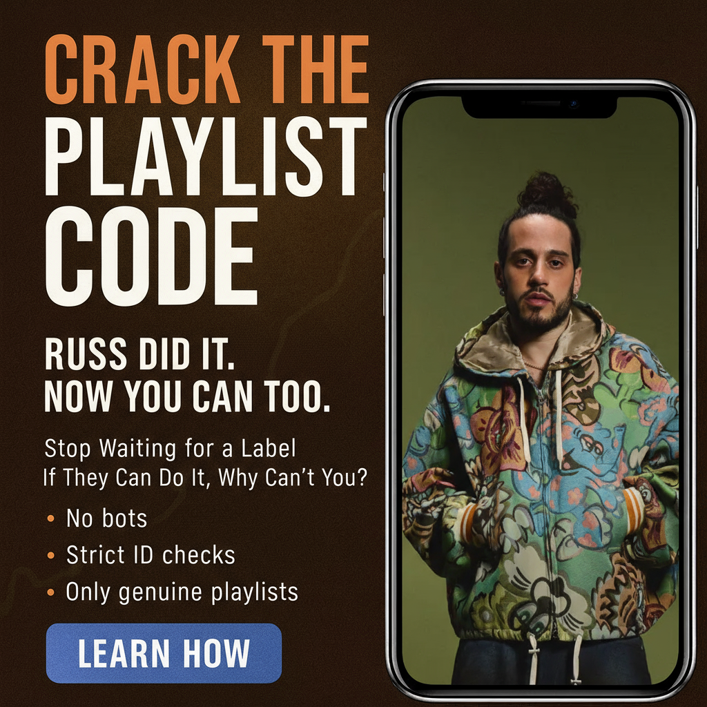 Playlist Booker Facebook ad