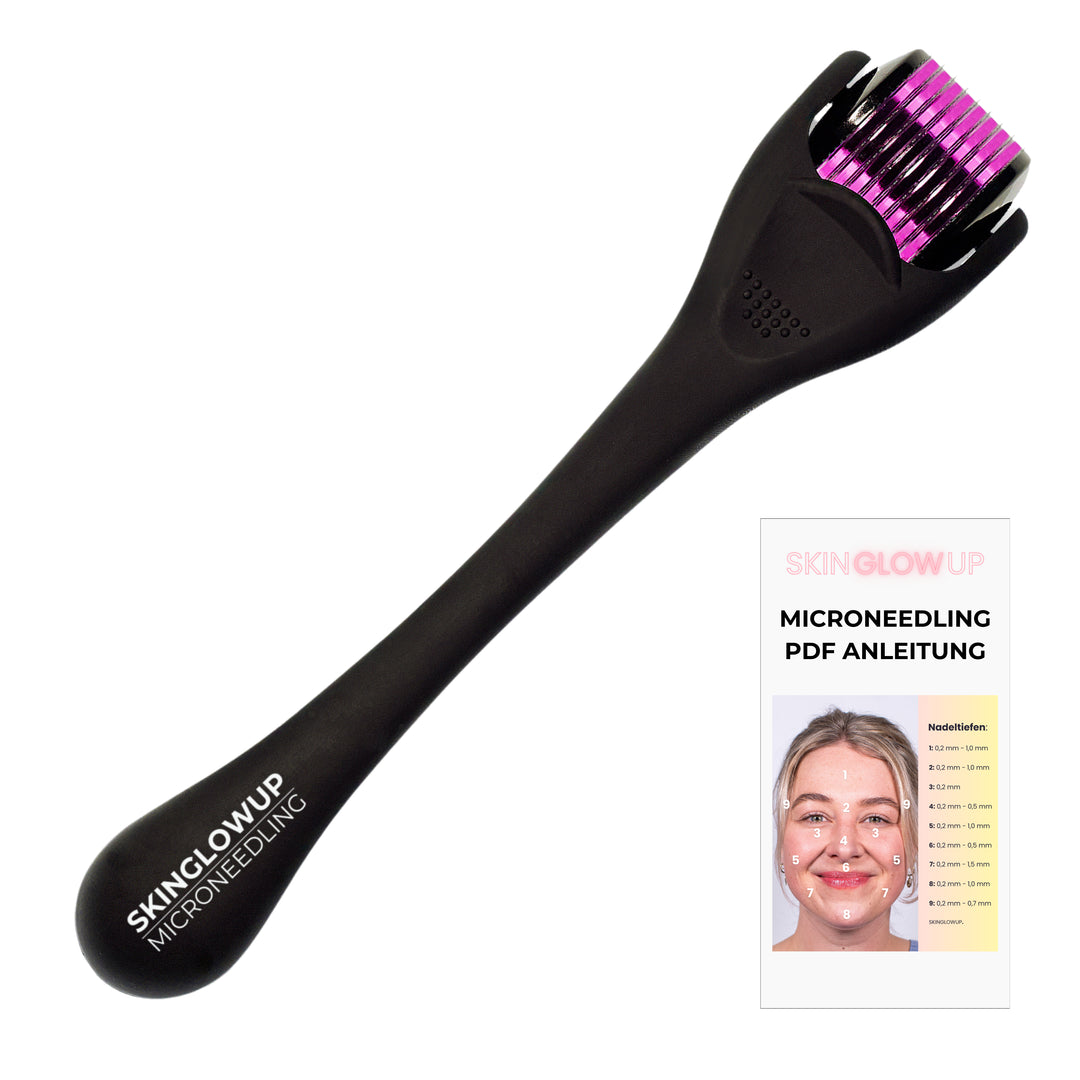 Skinglowup Germany Facebook ad: Microneedling hat dich überzeugt, aber du hast Angst…