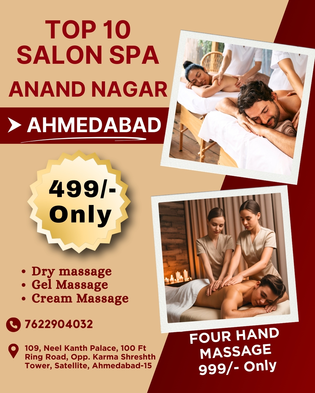 Bookyourspa online Facebook ad: Chat with us