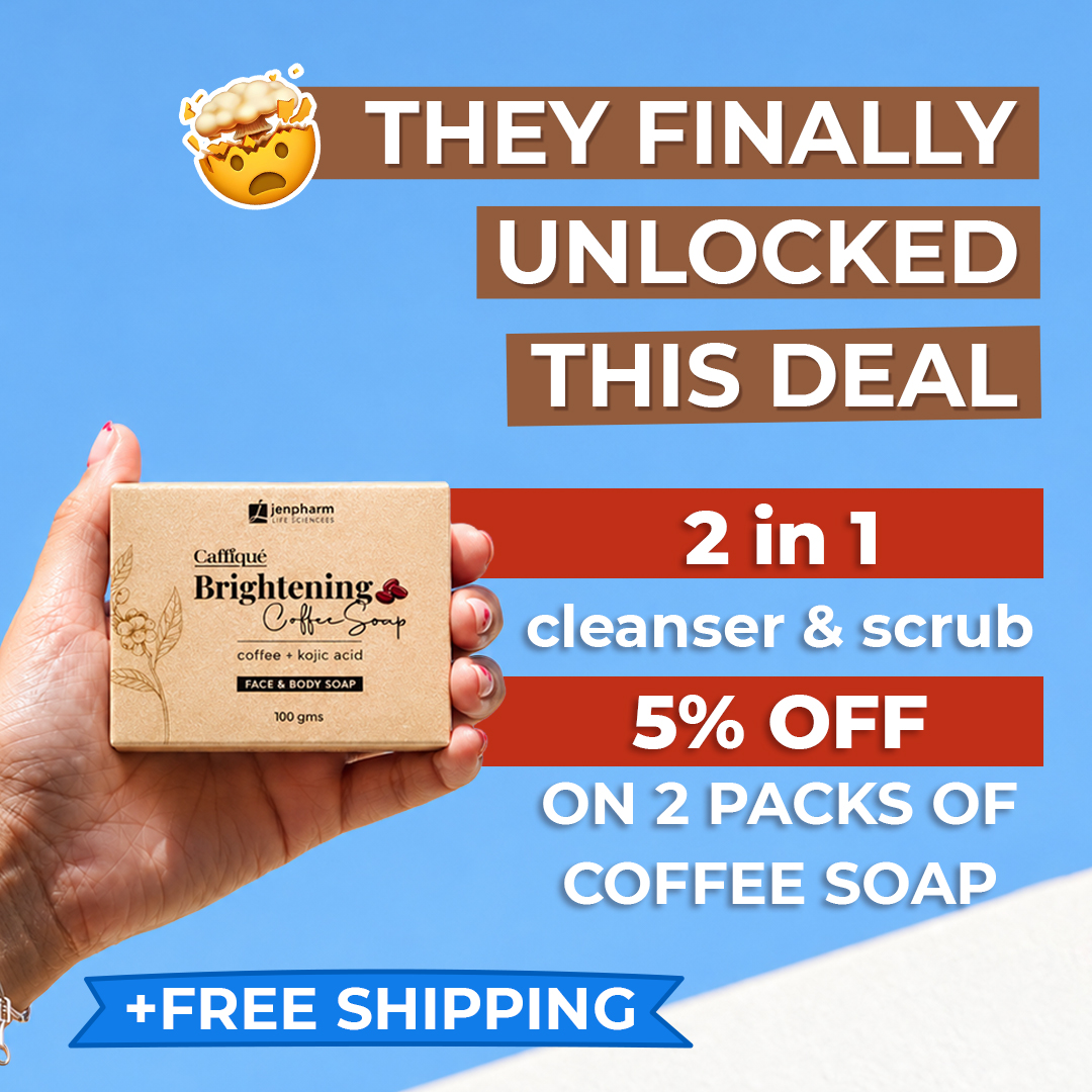 Jenpharm Life Sciences Facebook ad: Coffee Soap Full Launch, 20% OFF