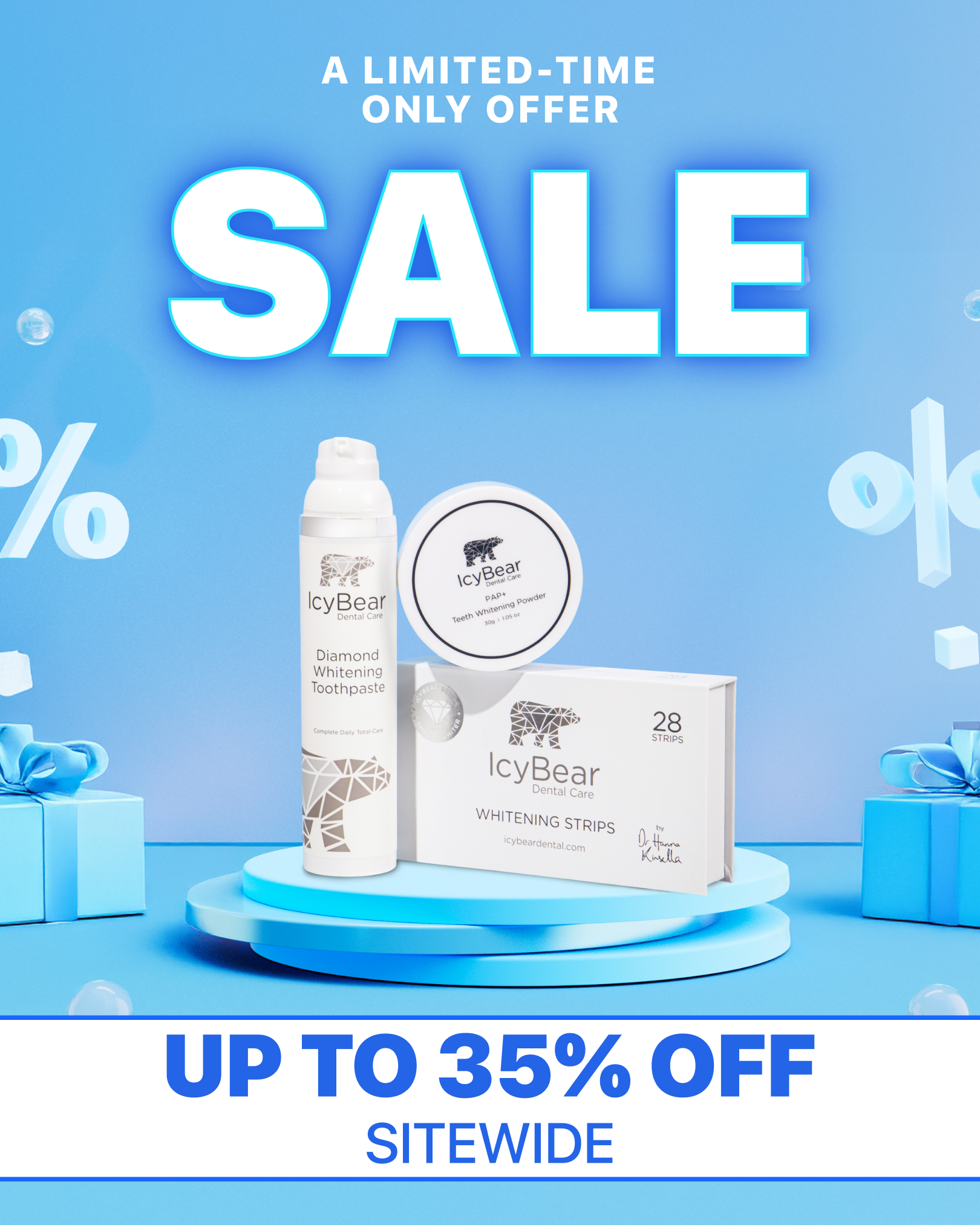 Icy Bear Dental Facebook ad