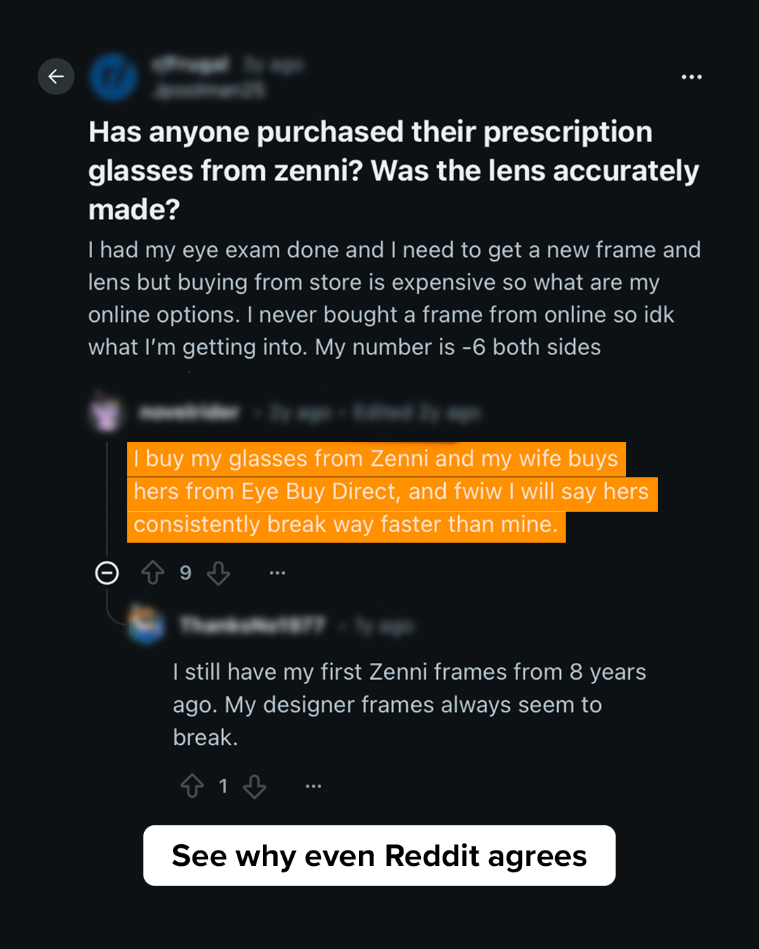 Reviewed Facebook ad