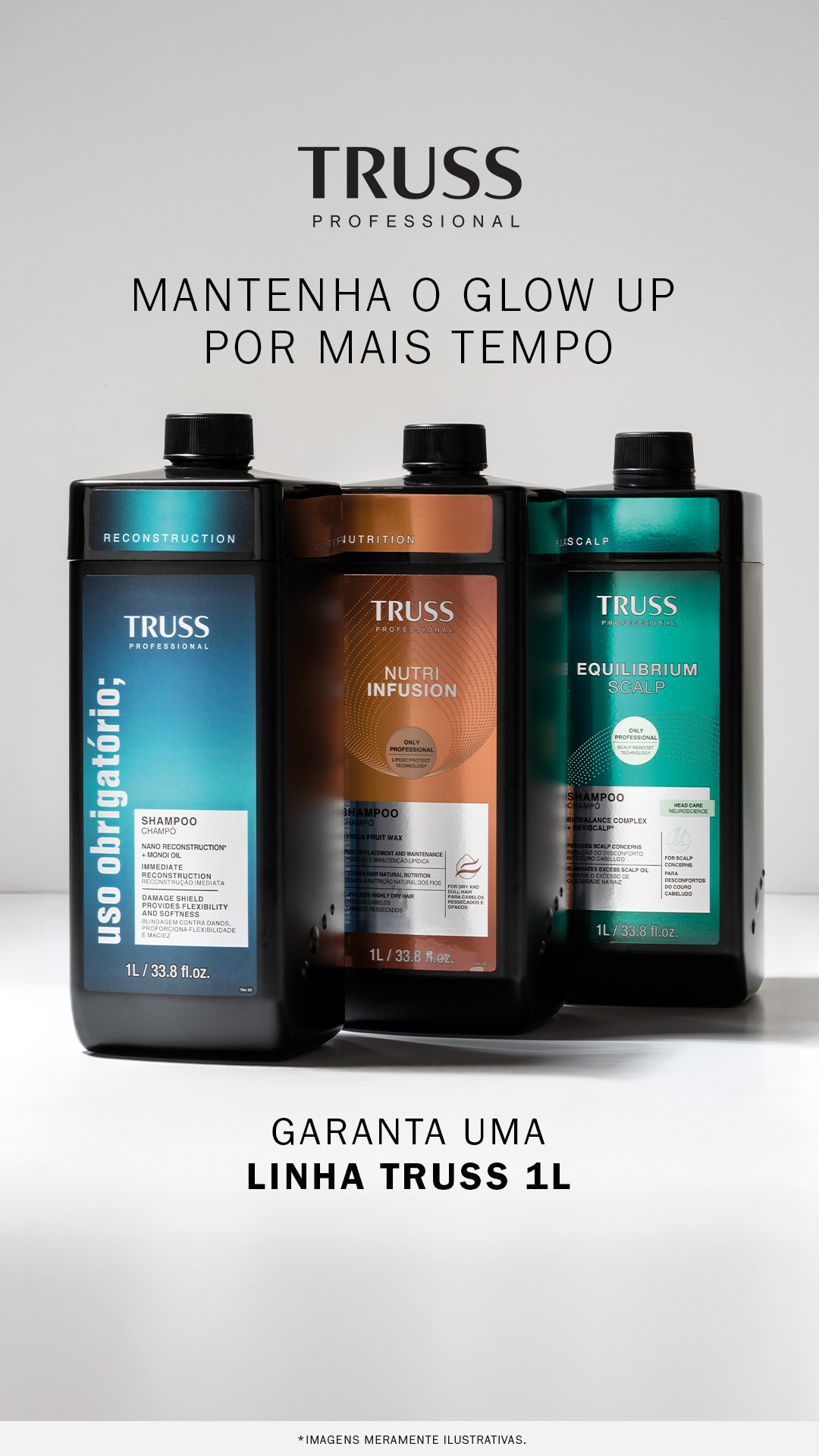 TRUSS Hair Brasil Facebook ad from Feb 25, 2026