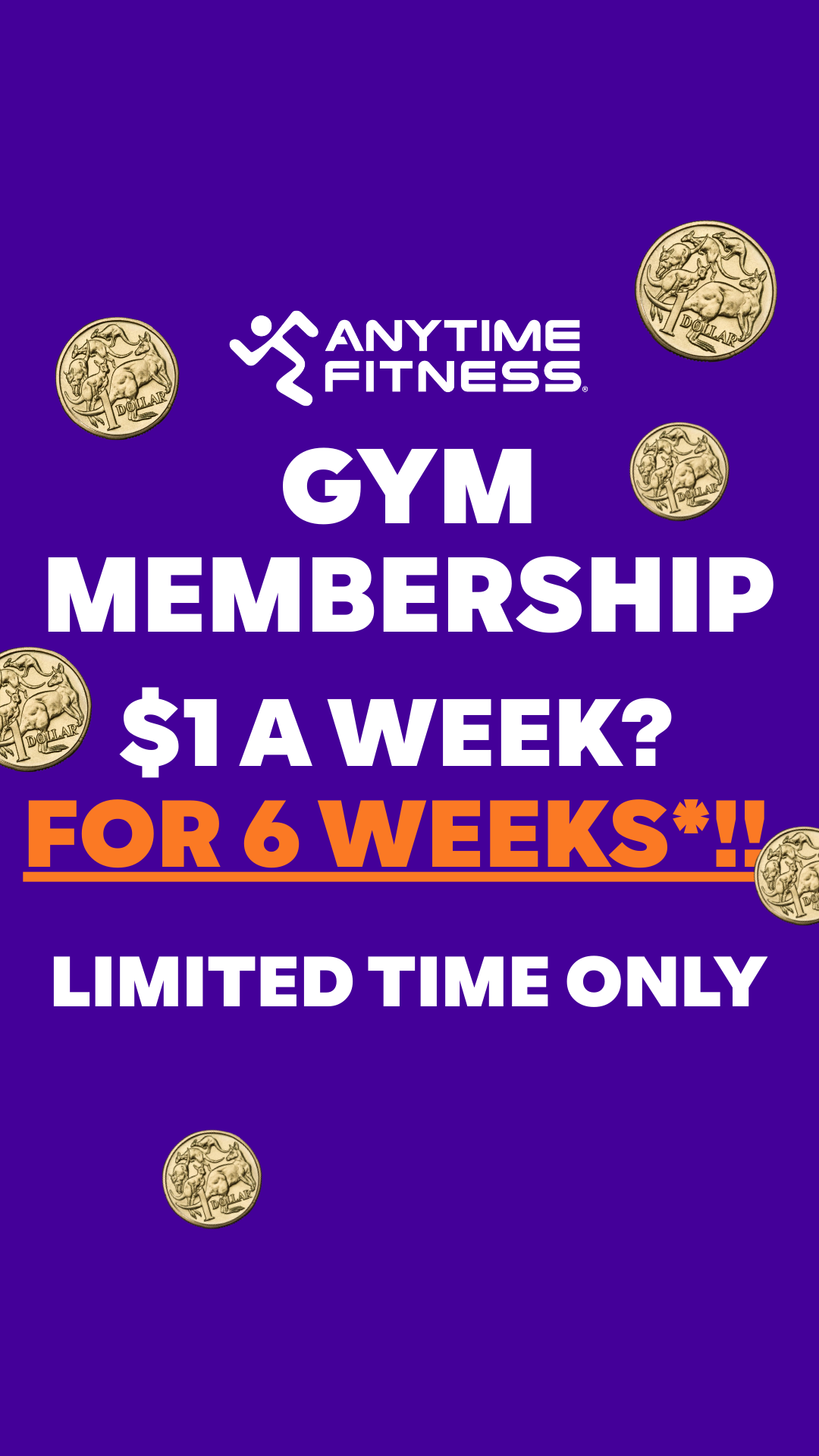 Anytime Fitness Daw Park Facebook ad from Mar 8, 2026
