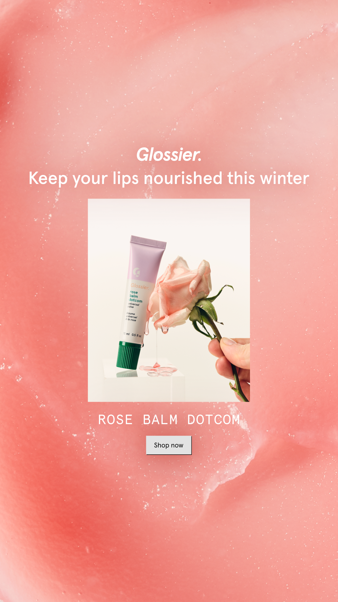 Glossier Facebook ad