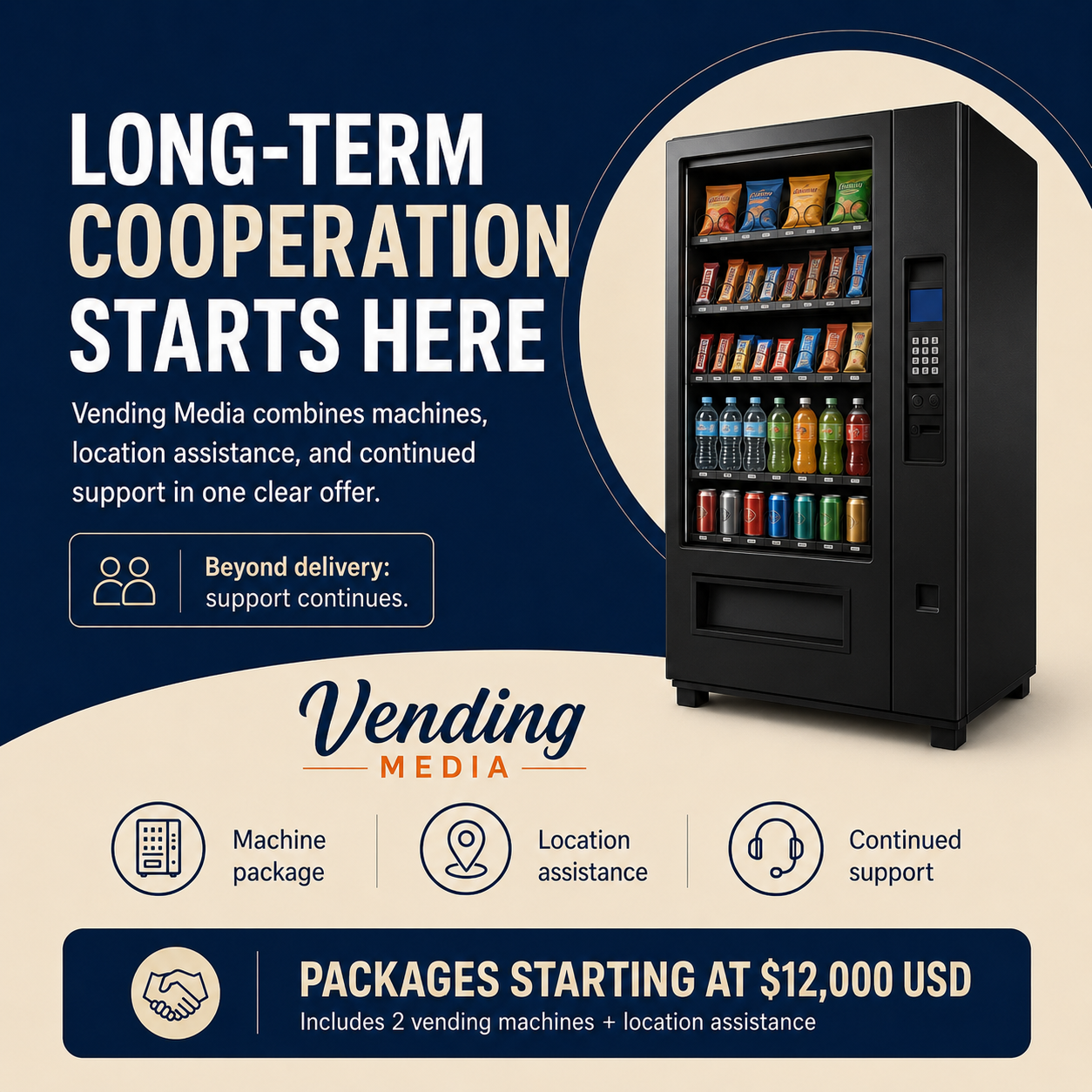 Vending Media Inc Facebook ad