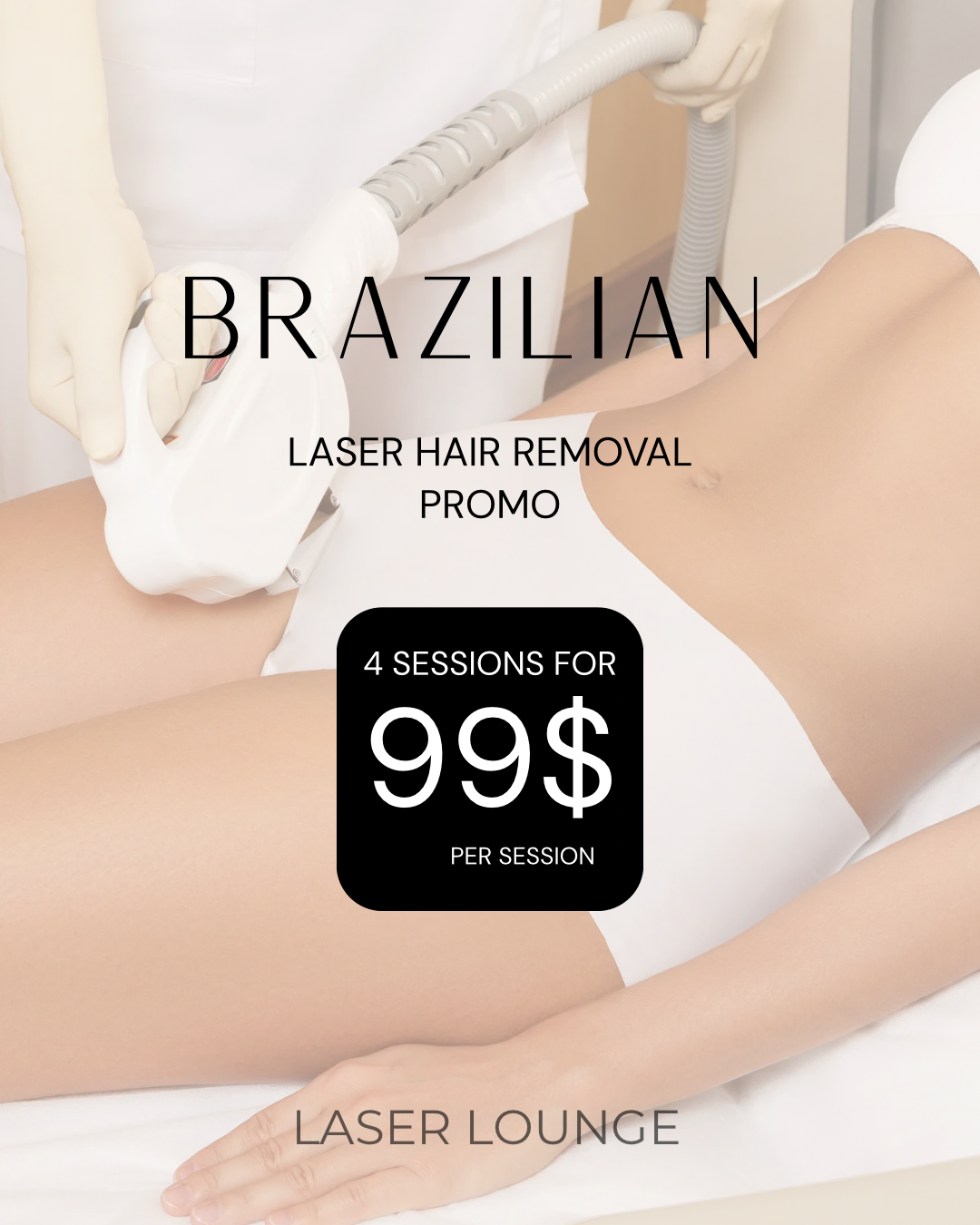 Laser Lounge Facebook ad