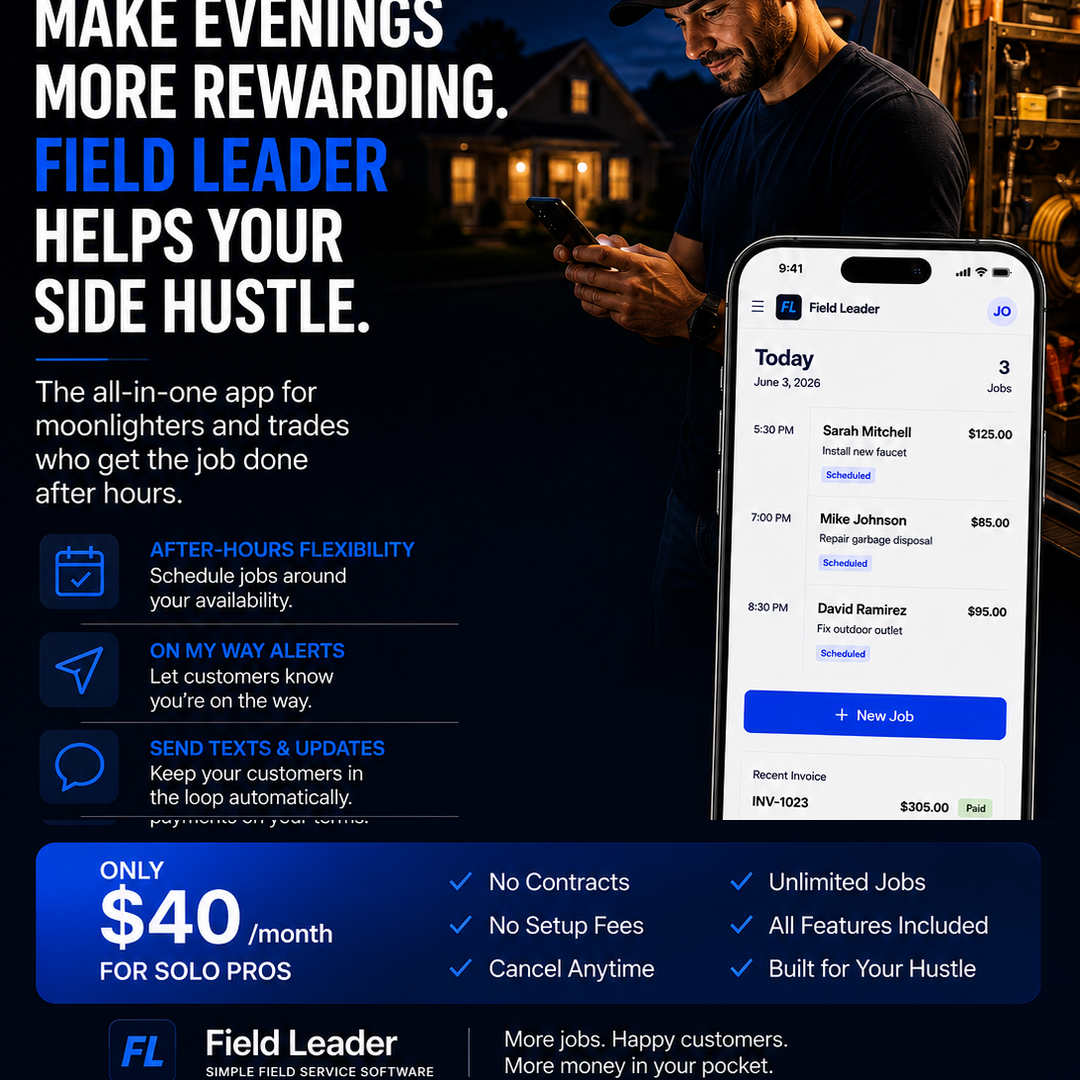 Field Leader Facebook ad: Make Evenings More Rewarding