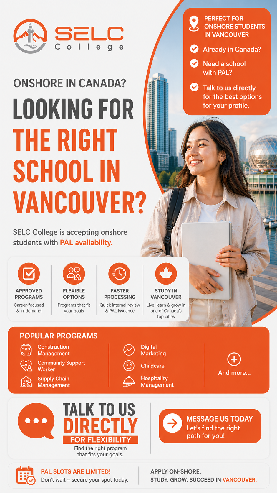 SELC College Facebook ad from May 14, 2026