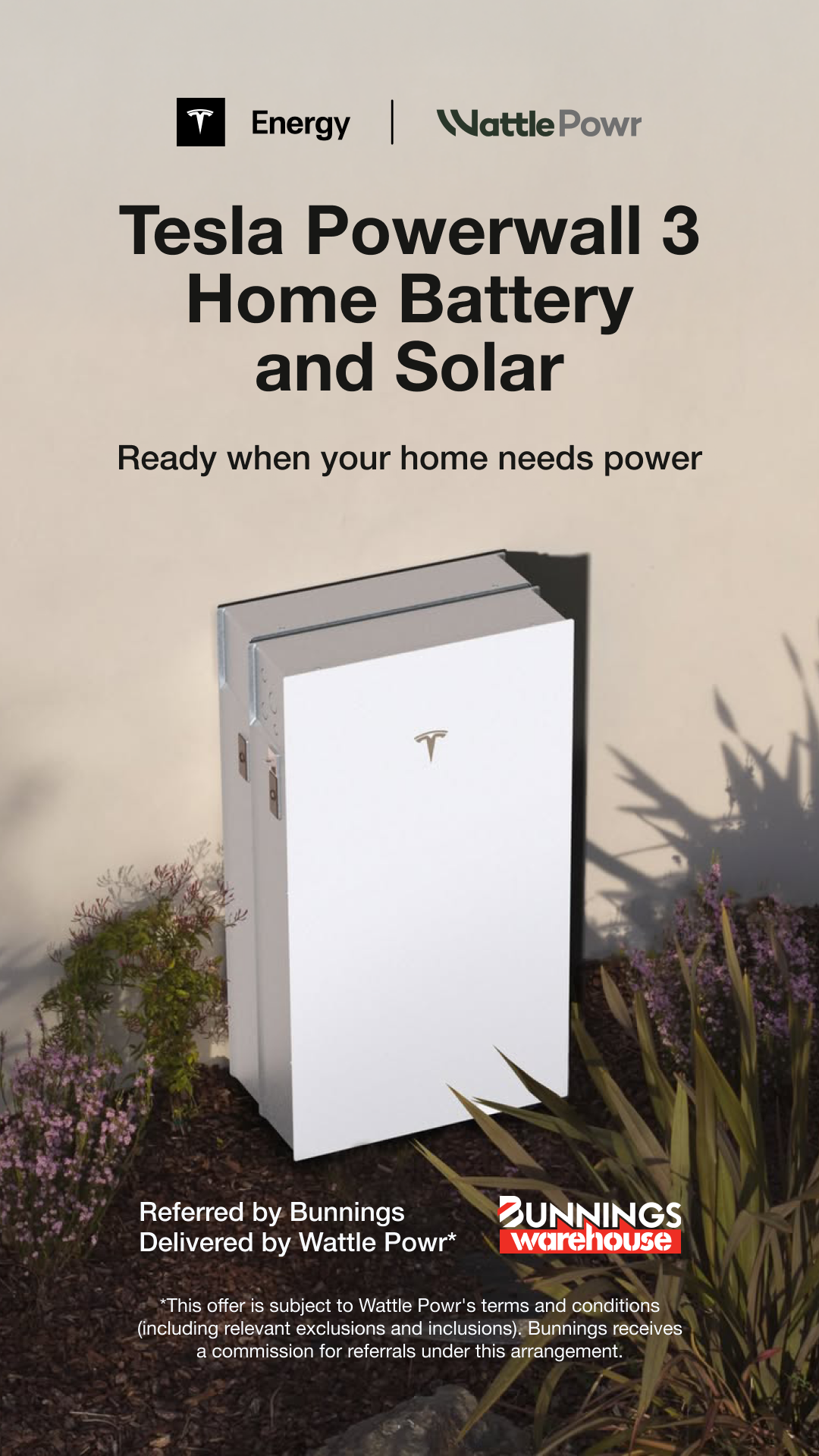Wattle Powr Facebook ad from Feb 2, 2026