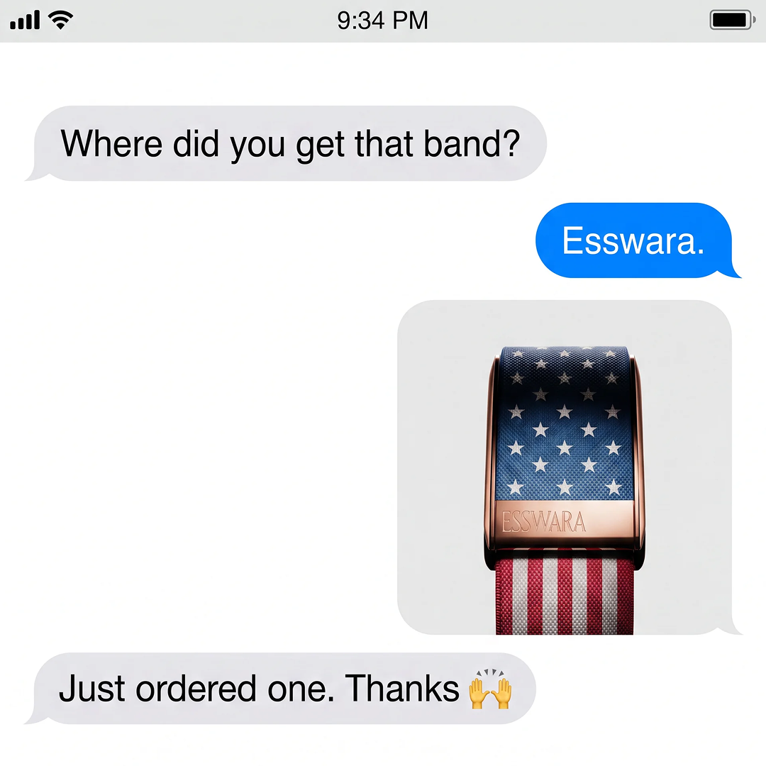 Esswara Facebook ad: Esswara Whoop Band