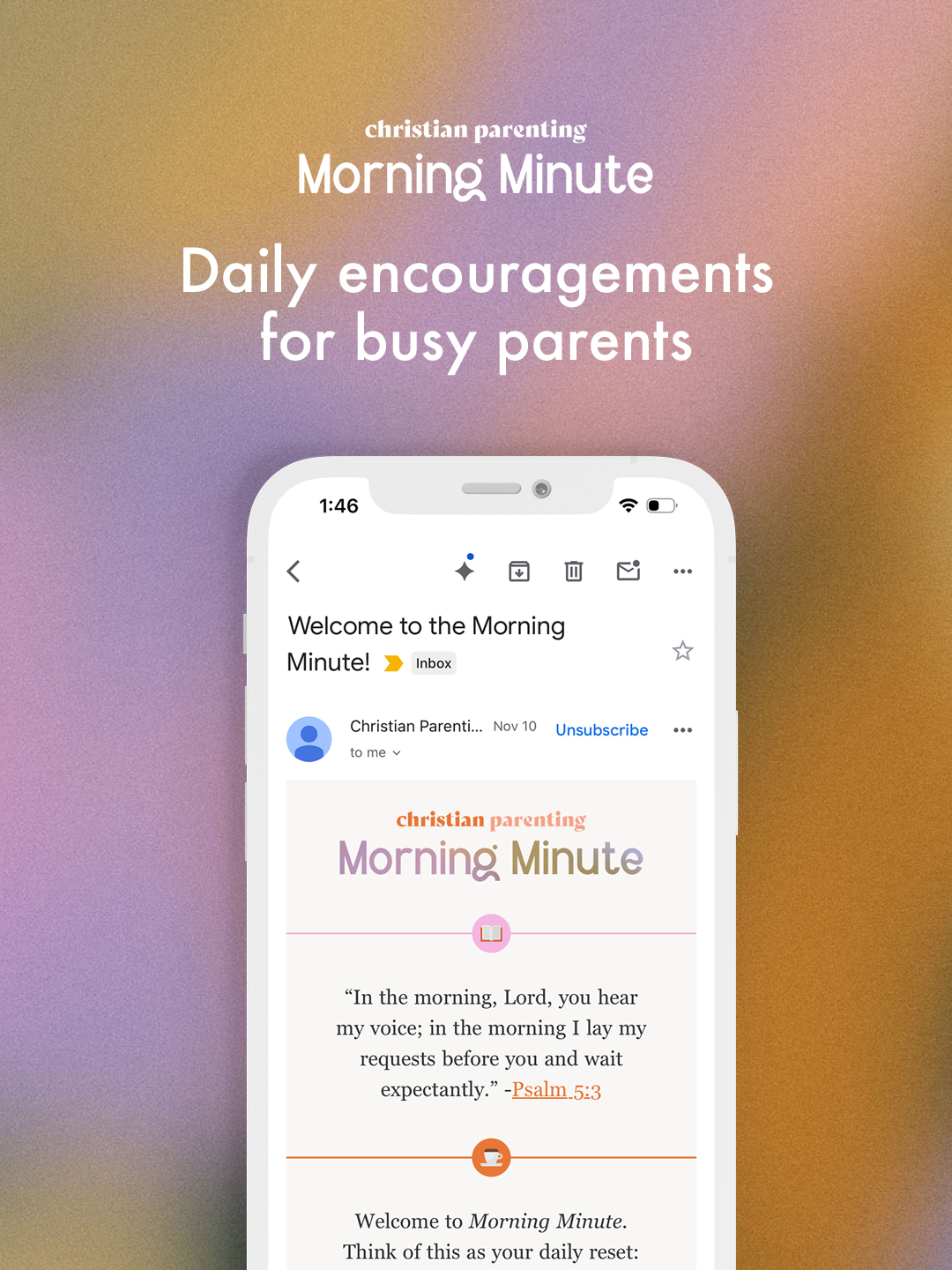 Christian Parenting Facebook ad from Dec 1, 2025