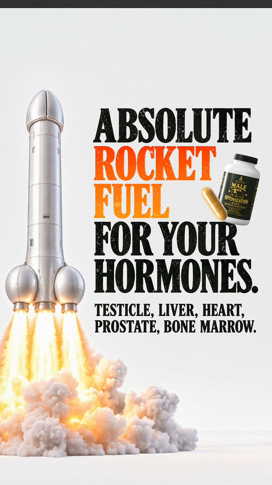 Ancestral Supplements Facebook ad: See why thousands of men use MOFO to reclaim their edge →