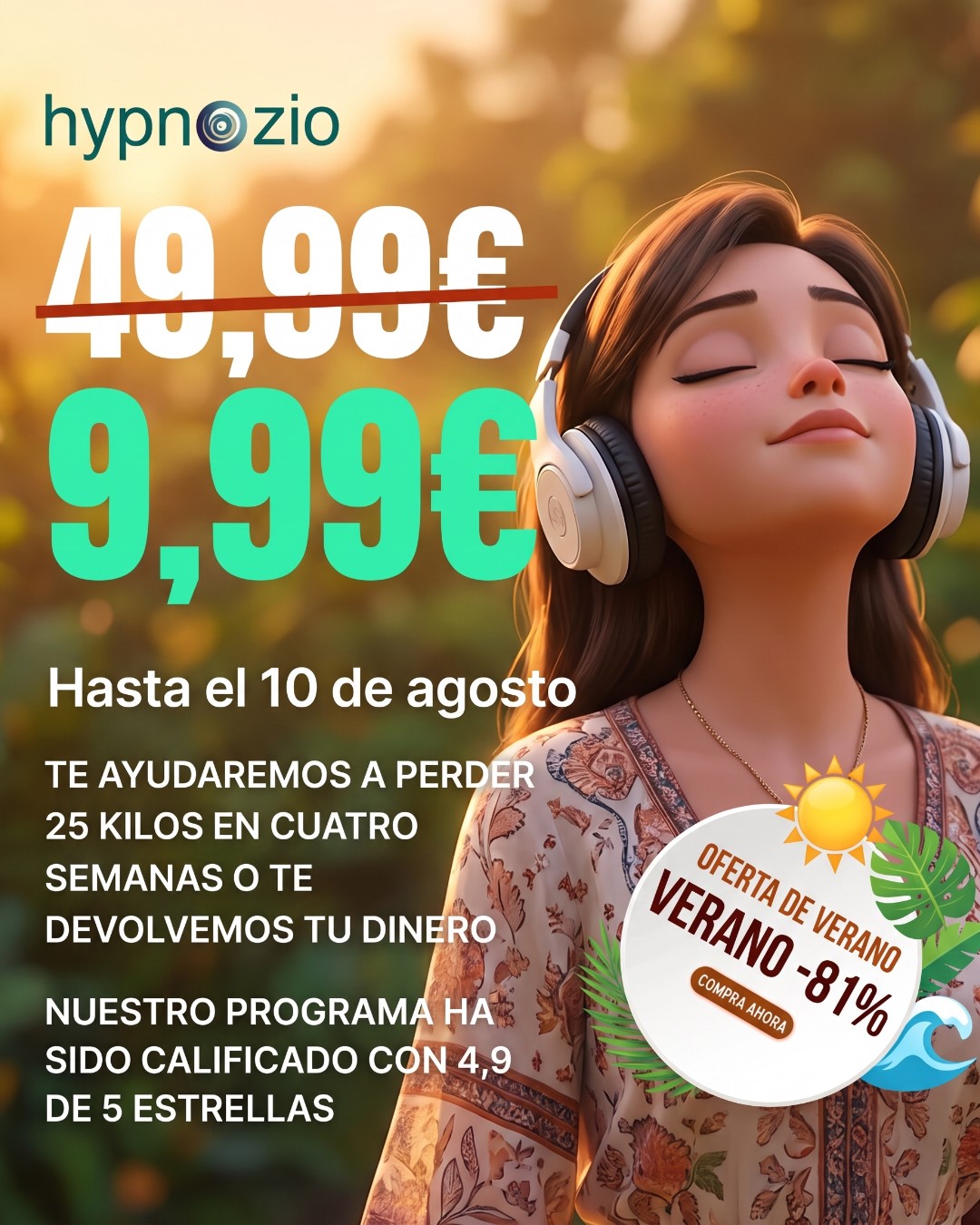 Hypnozio: power of hypnotherapy Facebook ad