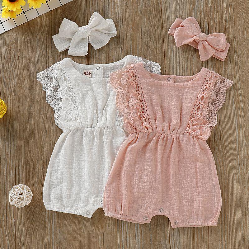 Elite Outlet Store Facebook ad: Cute Lace Romper & Headband, Elite Outlet Store