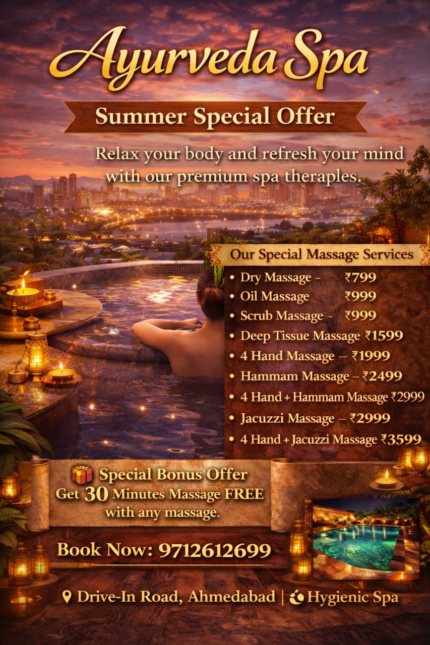 Ayurveda spa Facebook ad: Best offer