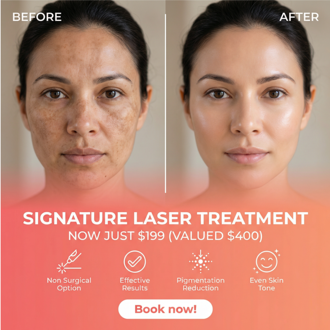 Renew MedSpa Facebook ad: 50% OFF This Month!