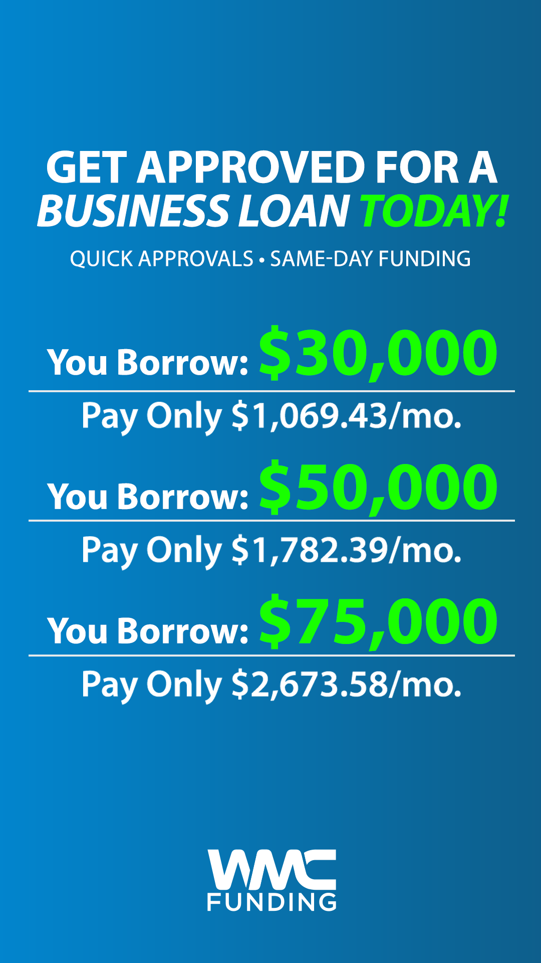 WMC Funding Facebook ad