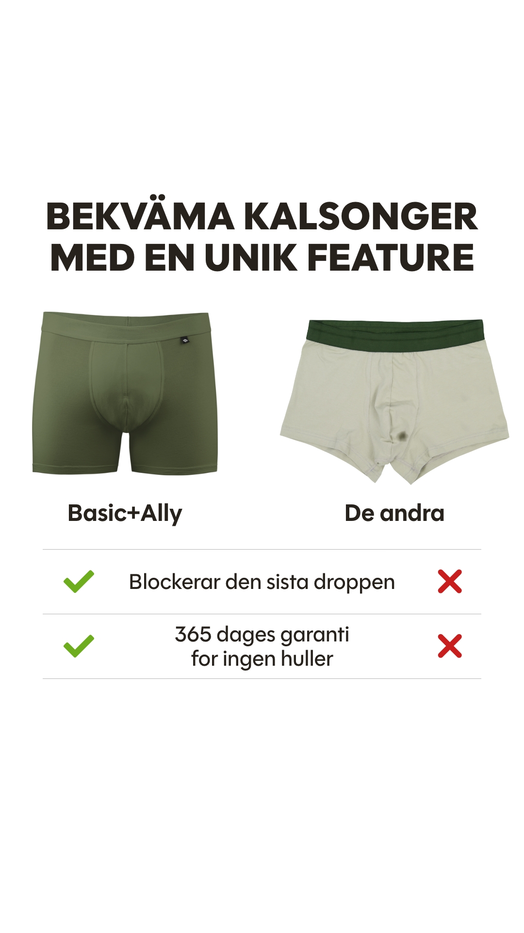 Basic+Ally Facebook ad