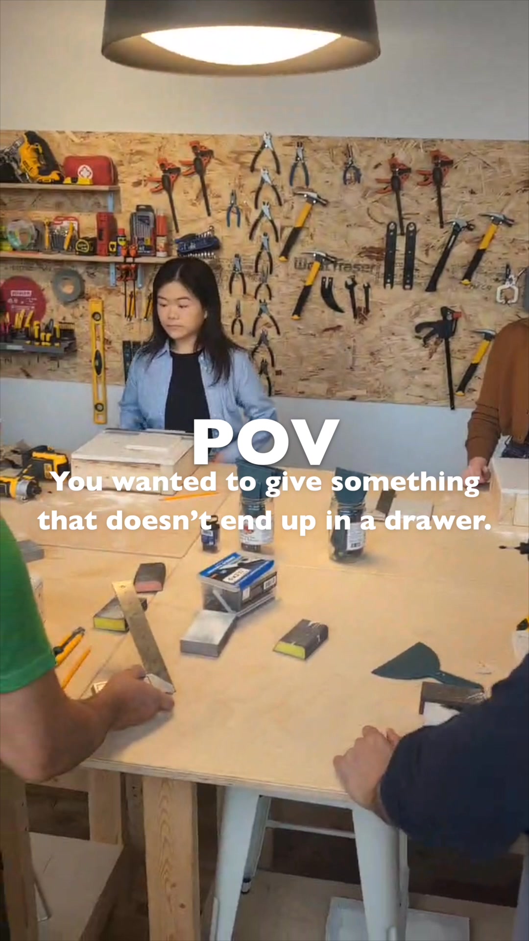 Sharpen Workshops Facebook ad: Give the gift of choice and skills