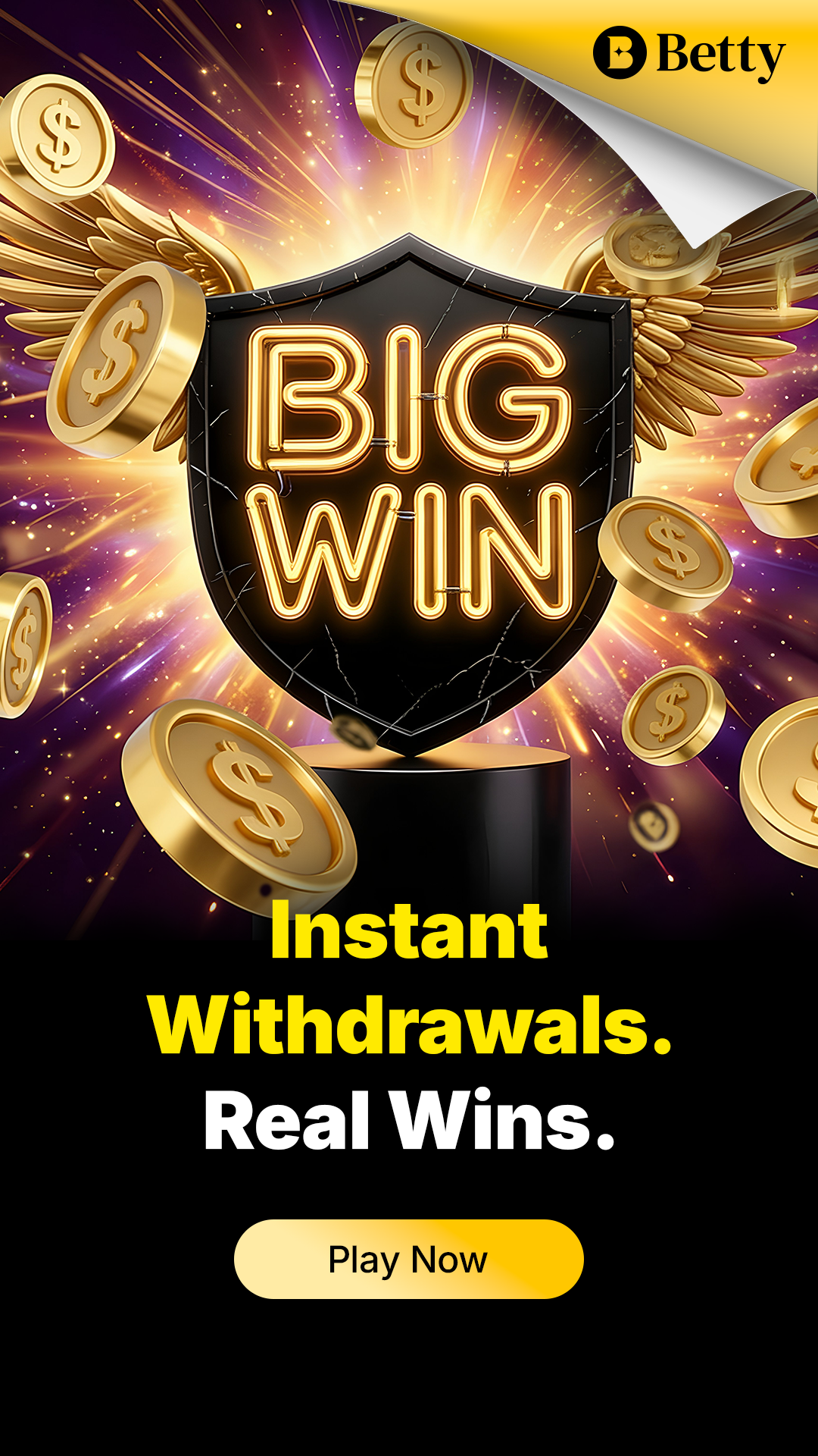 Betty Online Casino Facebook ad