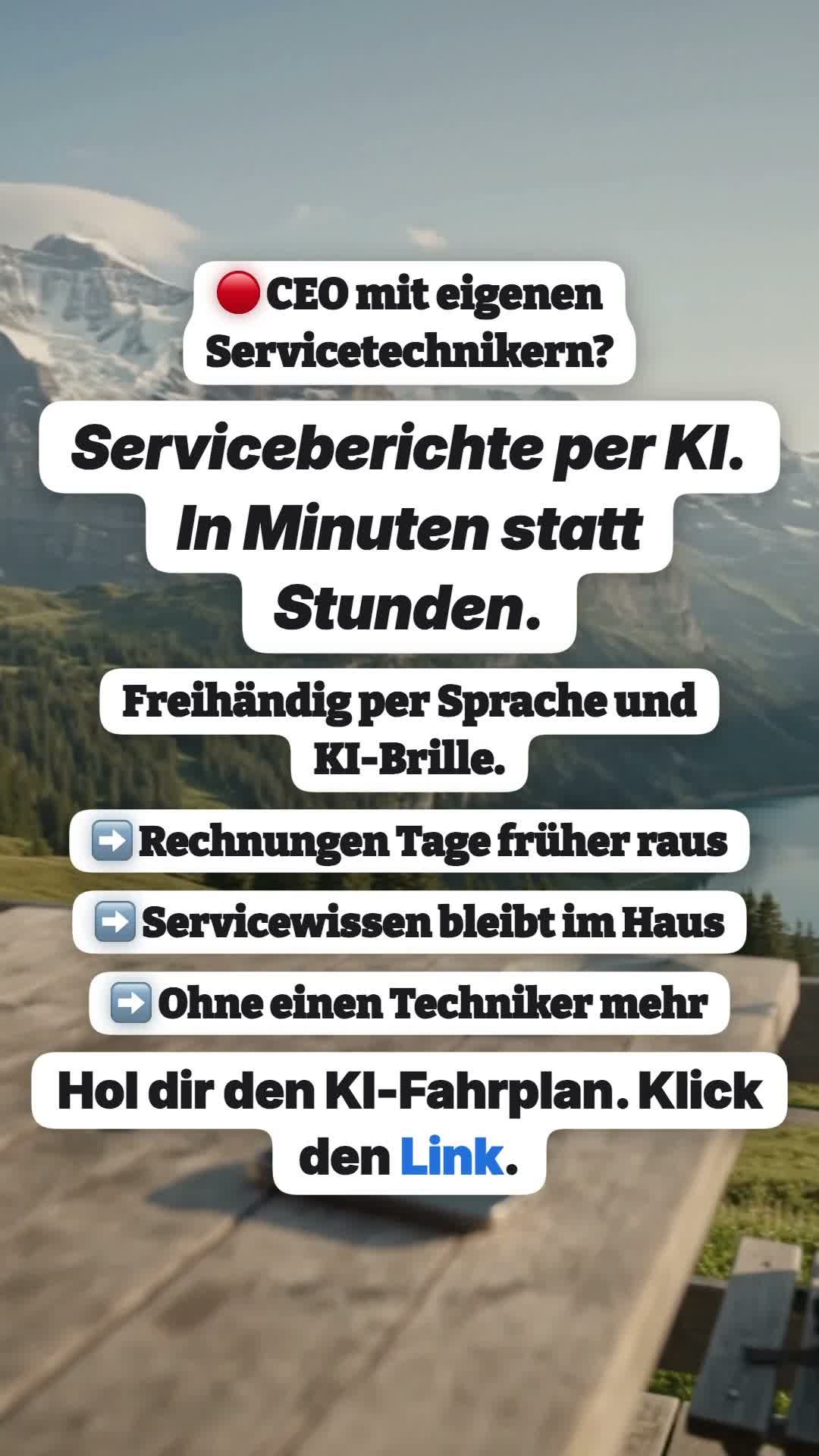 Vusyon Facebook ad: Mehr Ergebnis im Service