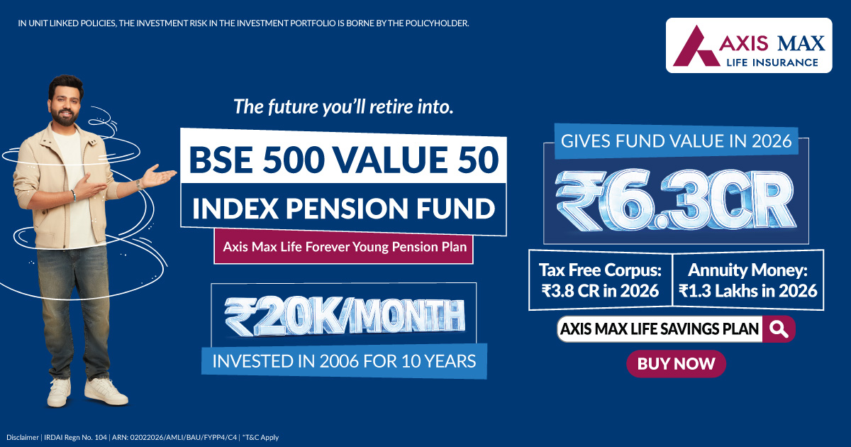Axis Max Life Insurance Facebook ad