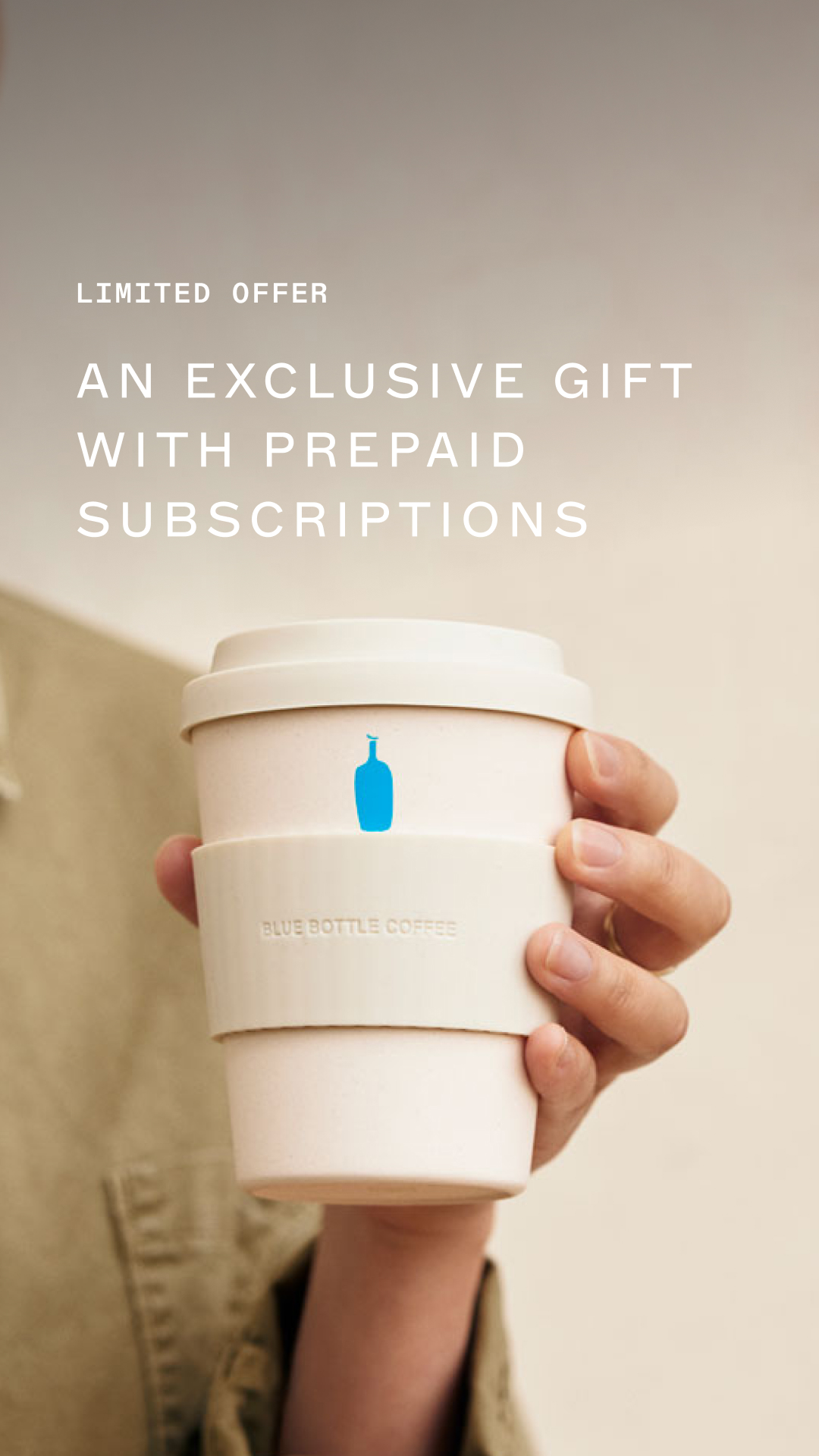 Blue Bottle Coffee Facebook ad