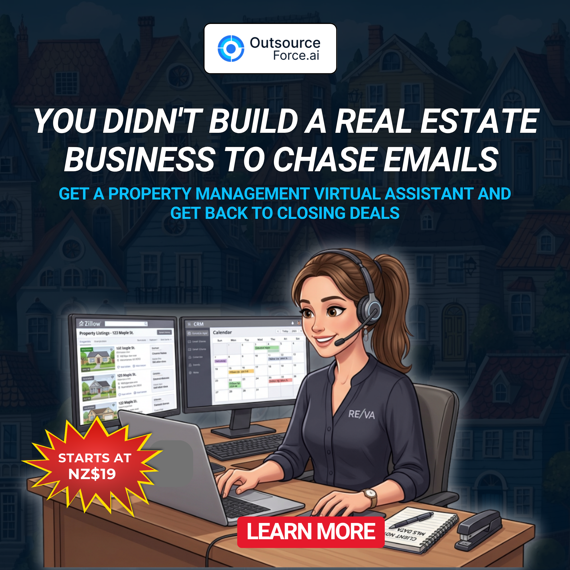 OutsourceForce.ai Facebook ad