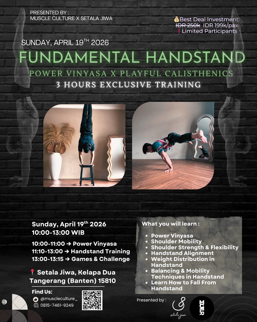 muscleculture_ Facebook ad: FUNDAMENTAL HANDSTAND