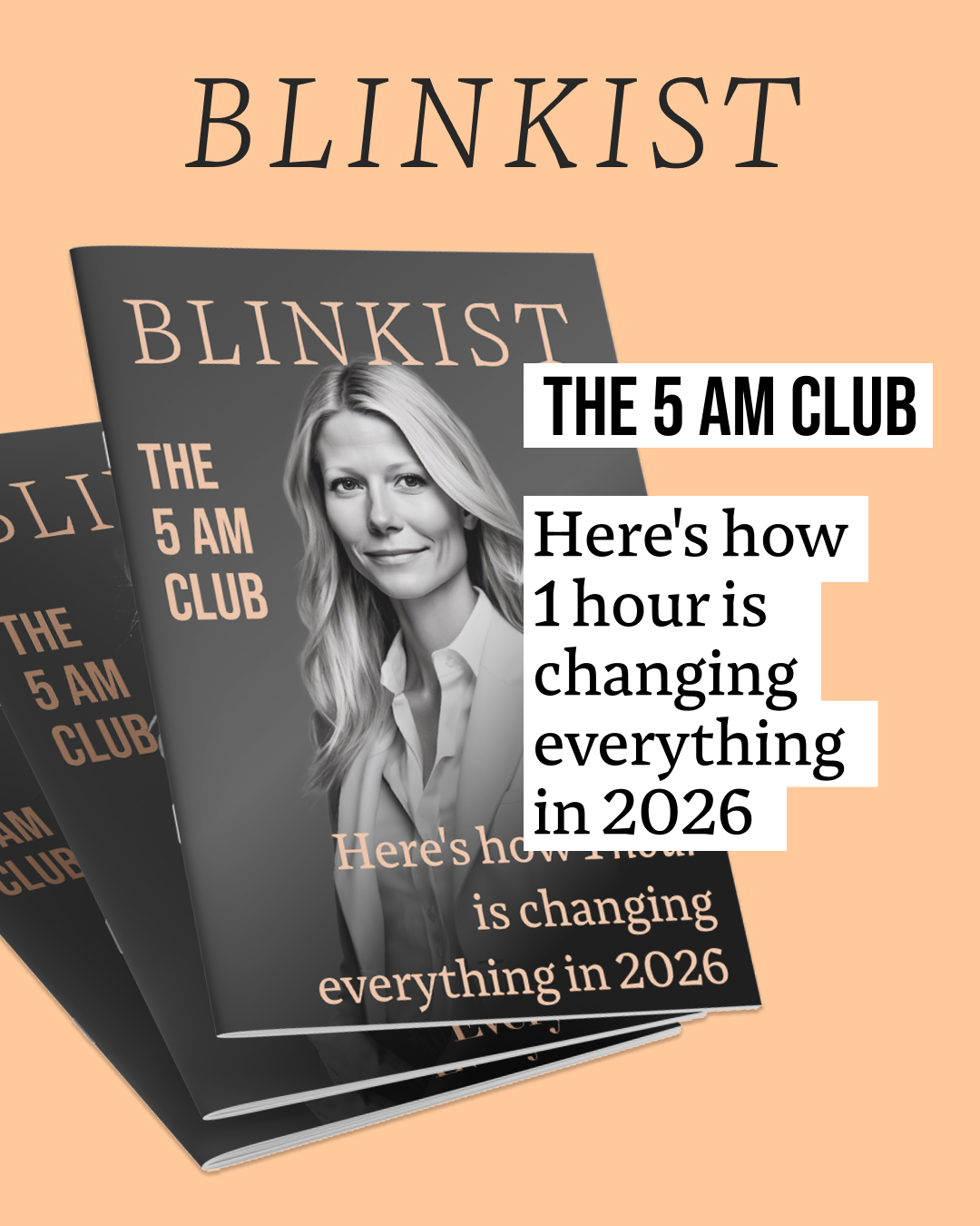Blinkist Facebook ad