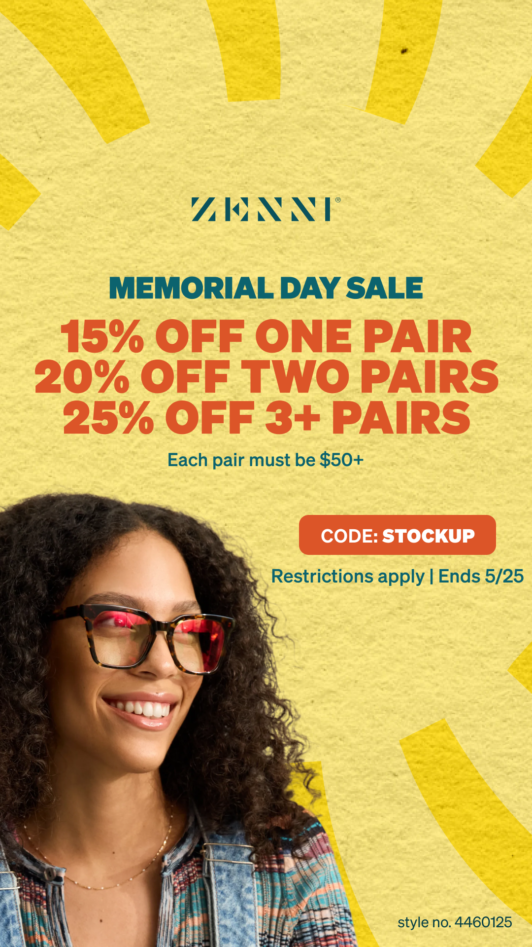 Zenni Optical Facebook ad
