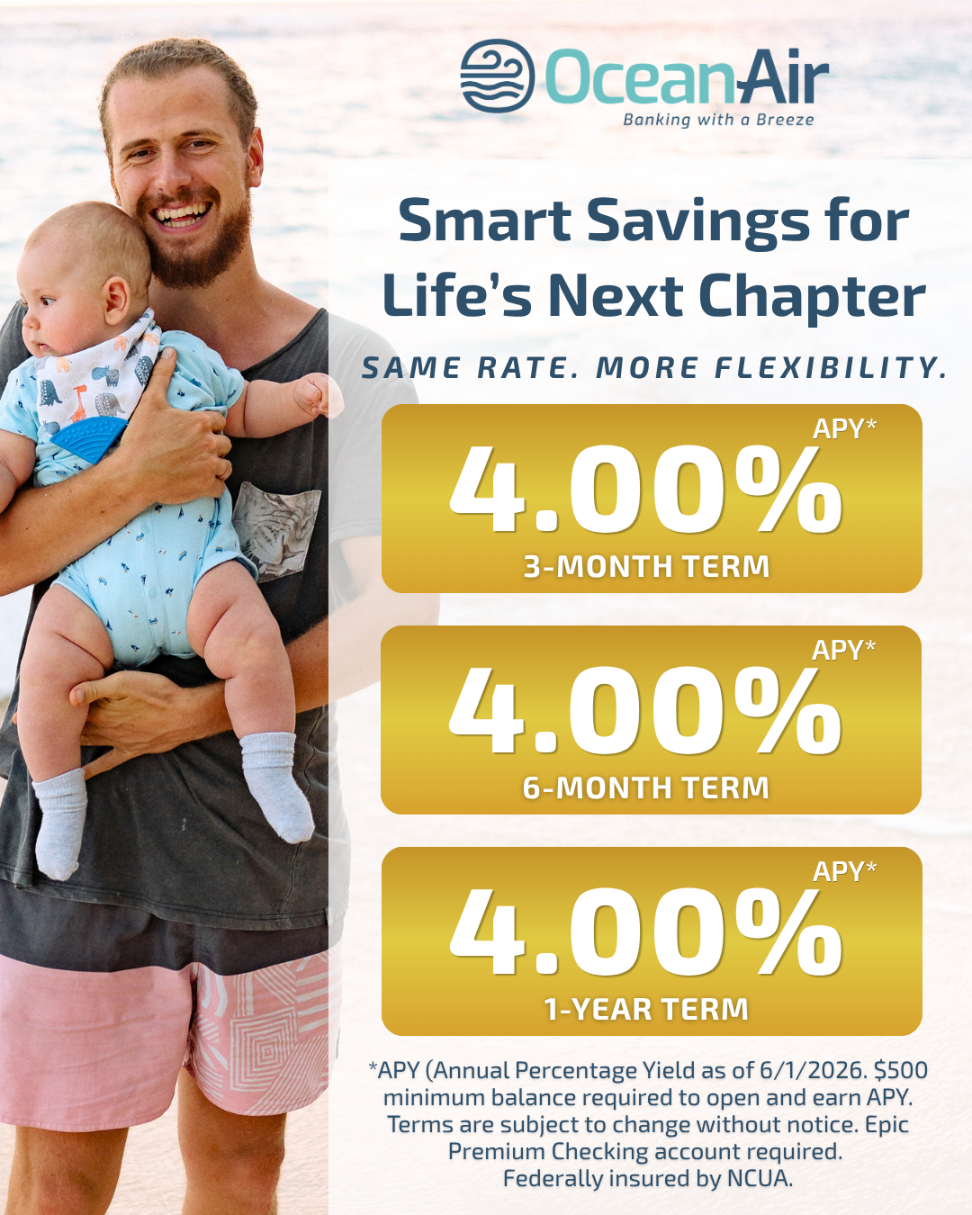 OceanAir Credit Union Facebook ad