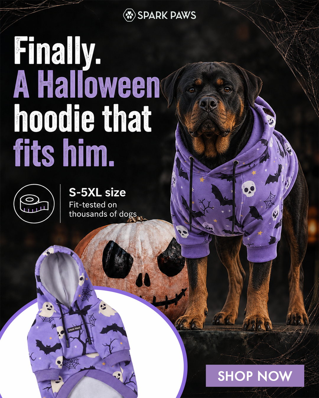Spark Paws Facebook ad
