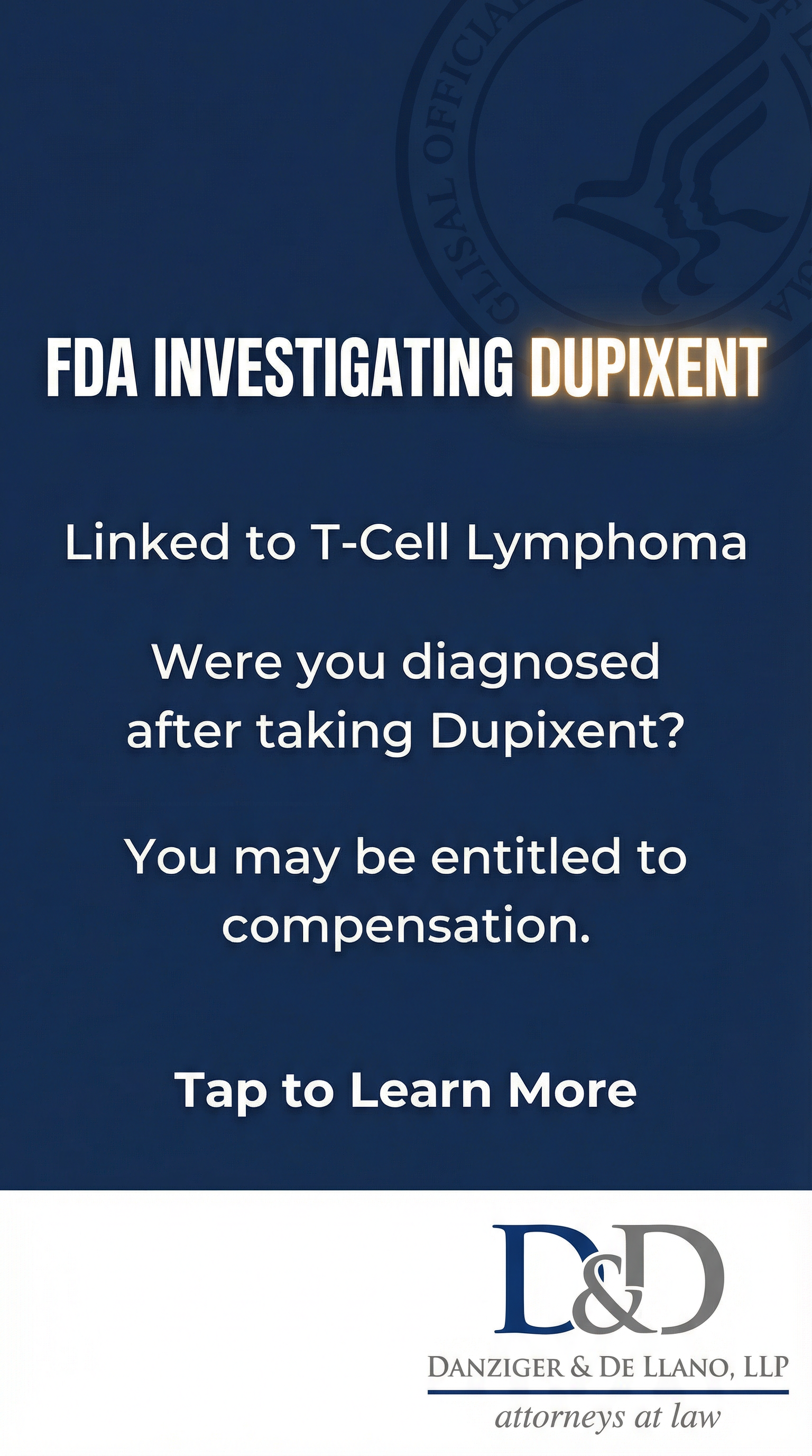 National Claims Facebook ad